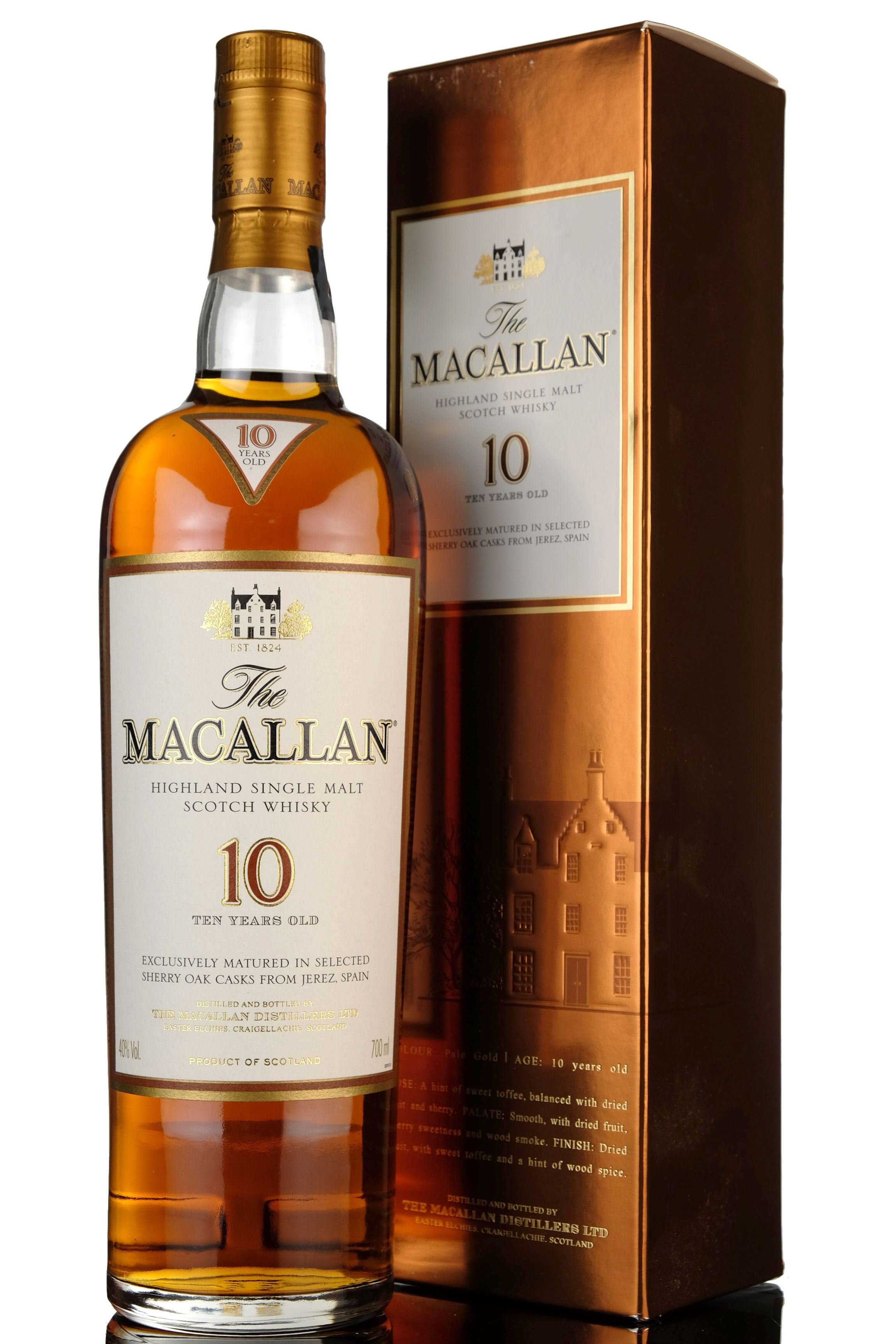 Macallan 10 Year Old - Sherry Casks - Mid 2000s