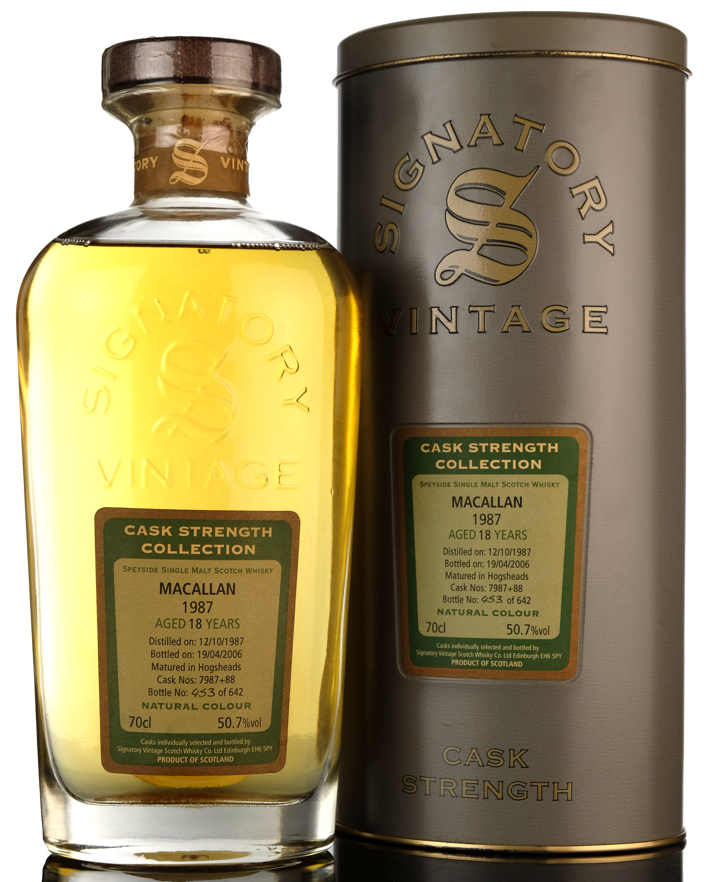 Macallan 1987 - 2006 18 Signatory Vintage