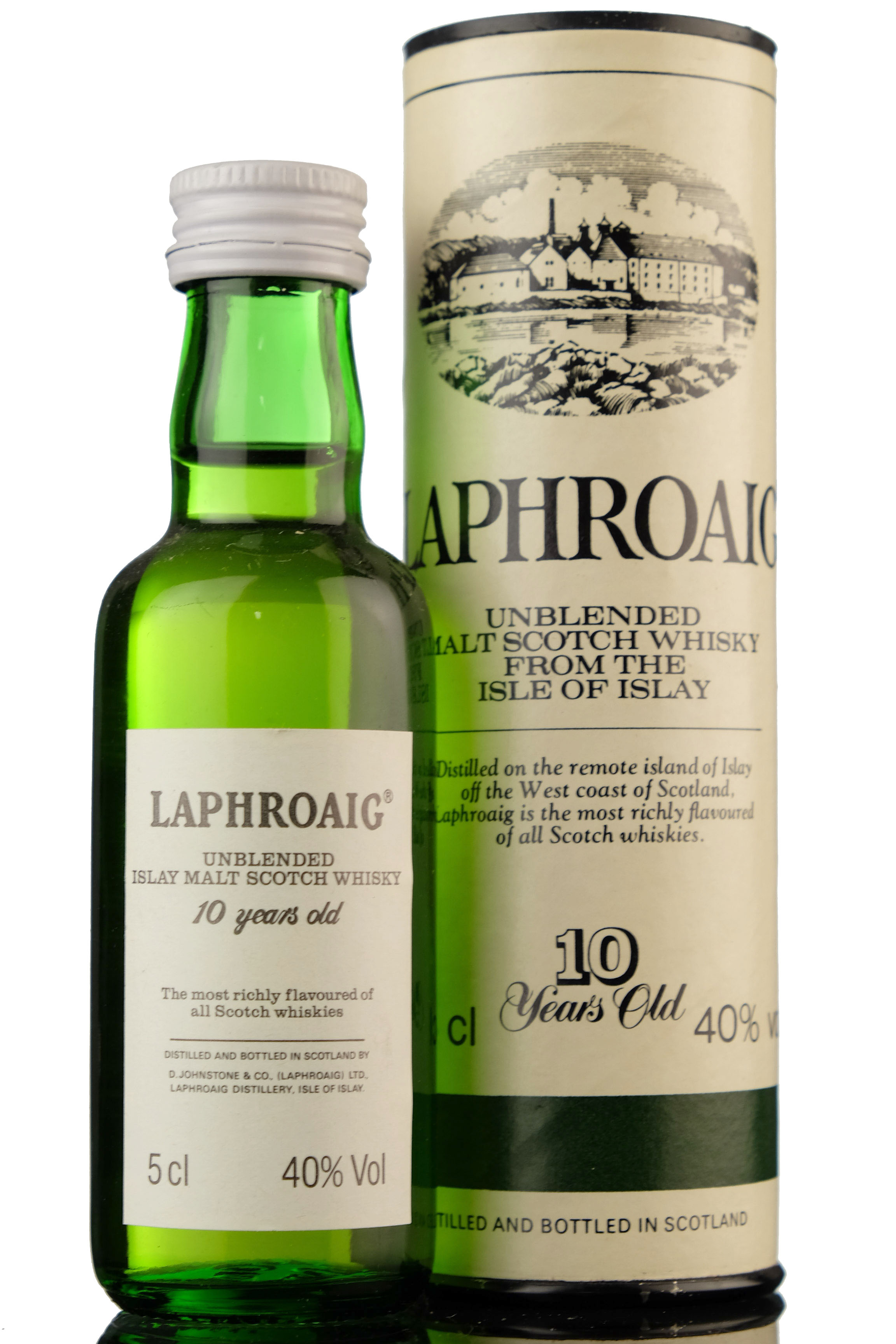 Laphroaig 10 Year Old Unblended Miniature