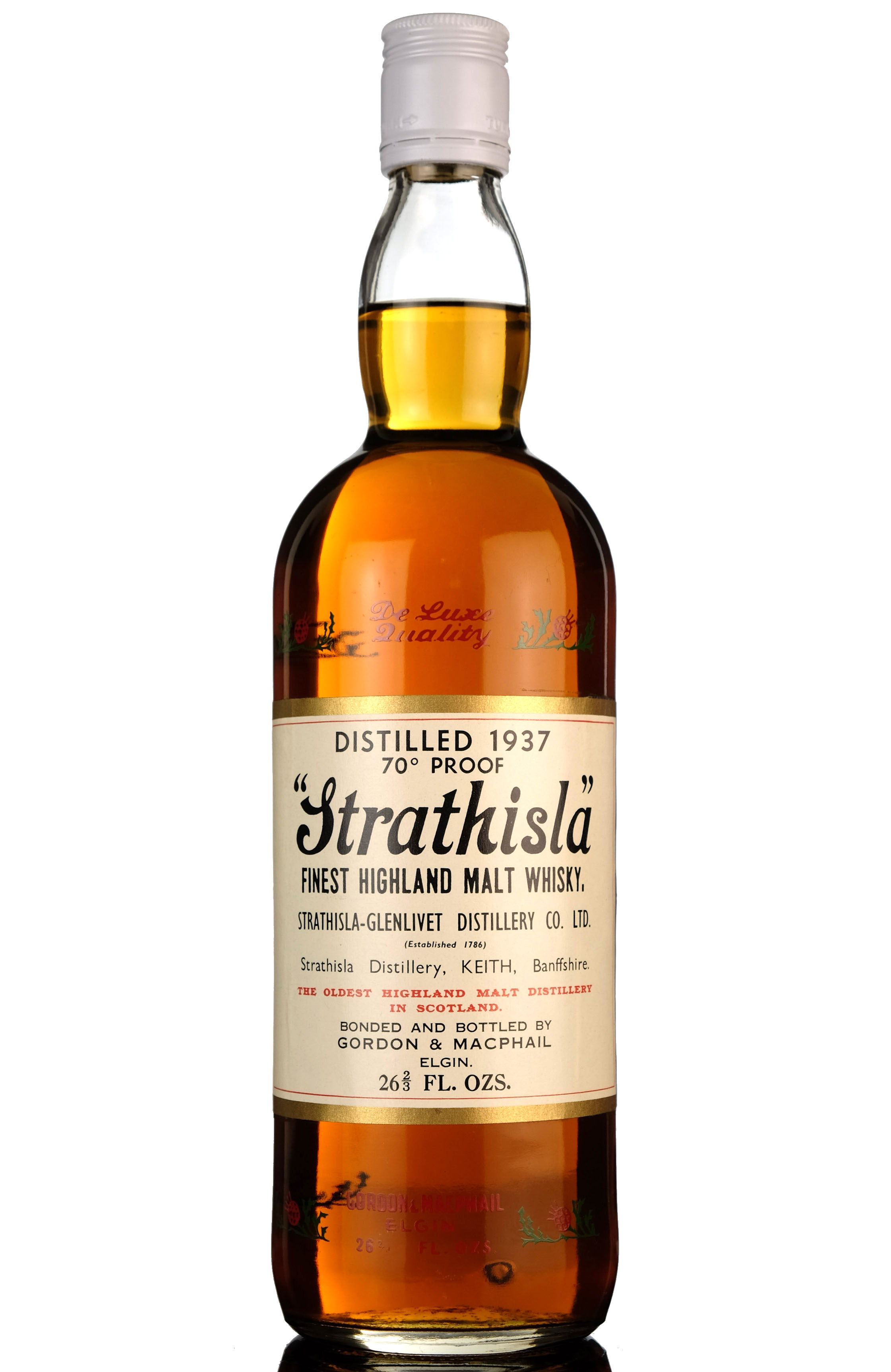 Strathisla 1937 - Gordon & MacPhail - Early 1970s