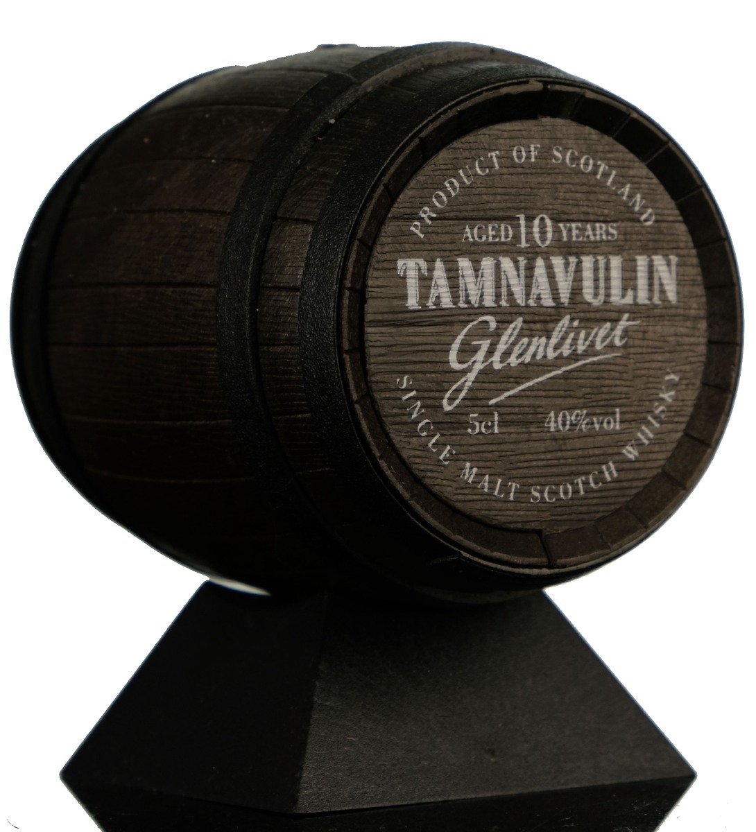 TAMNAVULIN-GLENLIVET 10 Year Old - Miniature Barrel