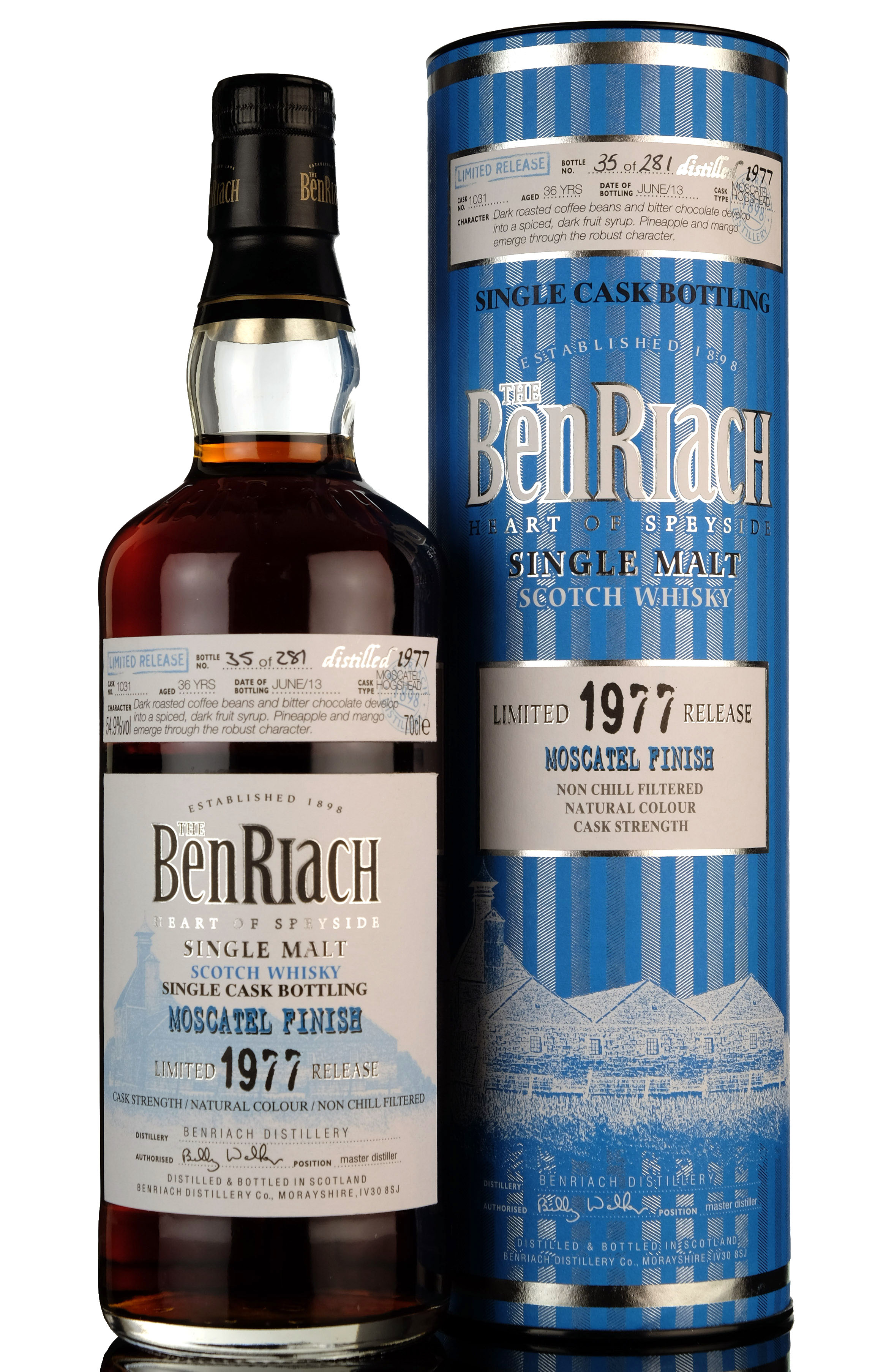 Benriach 1977 - 2013 36 Single Cask 1031