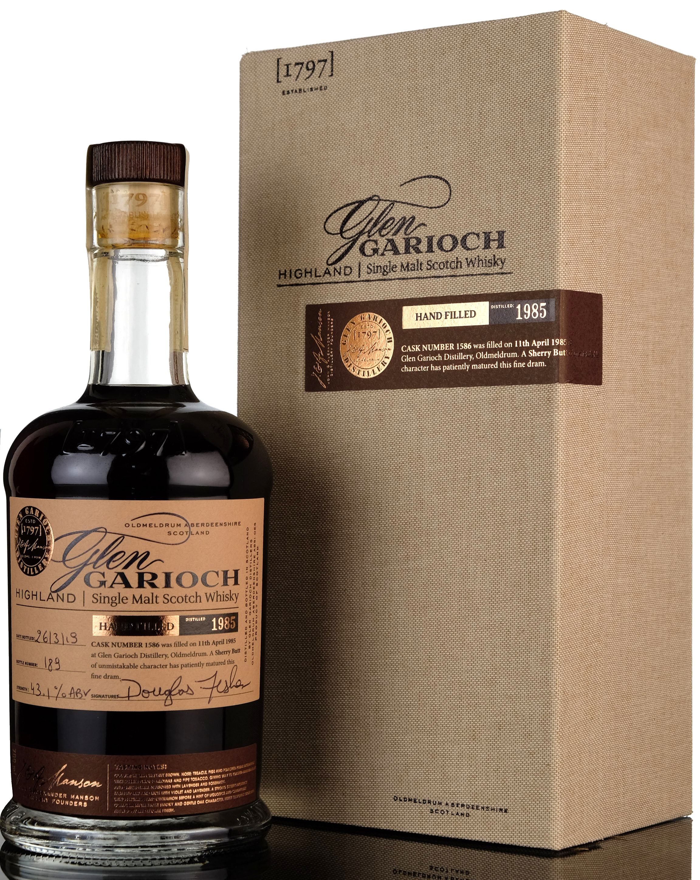 Glen Garioch 1985-2018 - 33 Year Old - Hand Filled