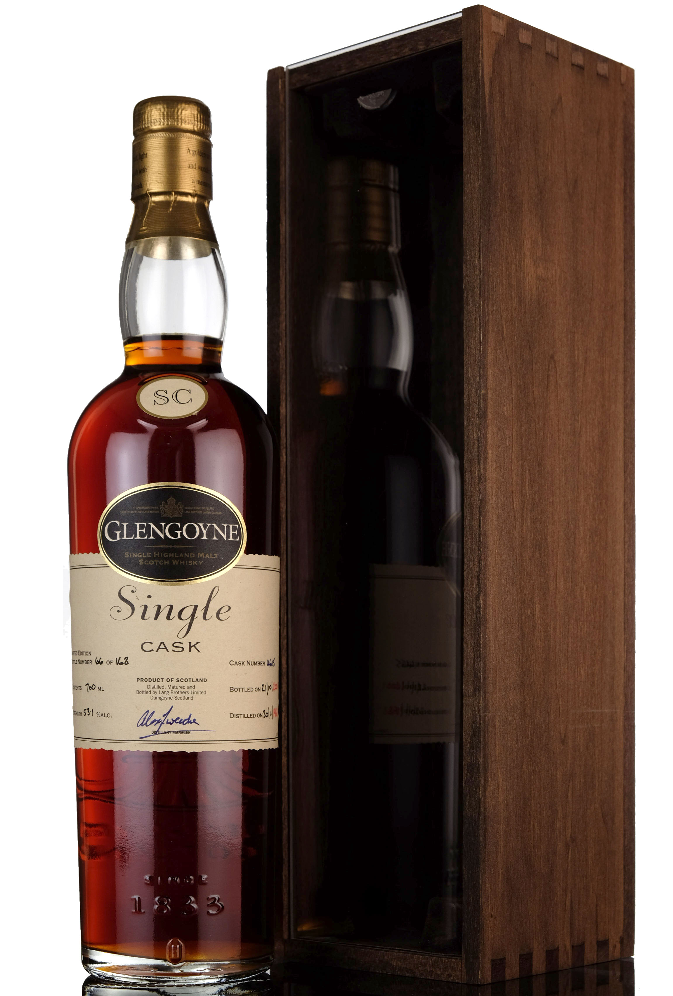 Glengoyne 19682001  Single Cask 4615