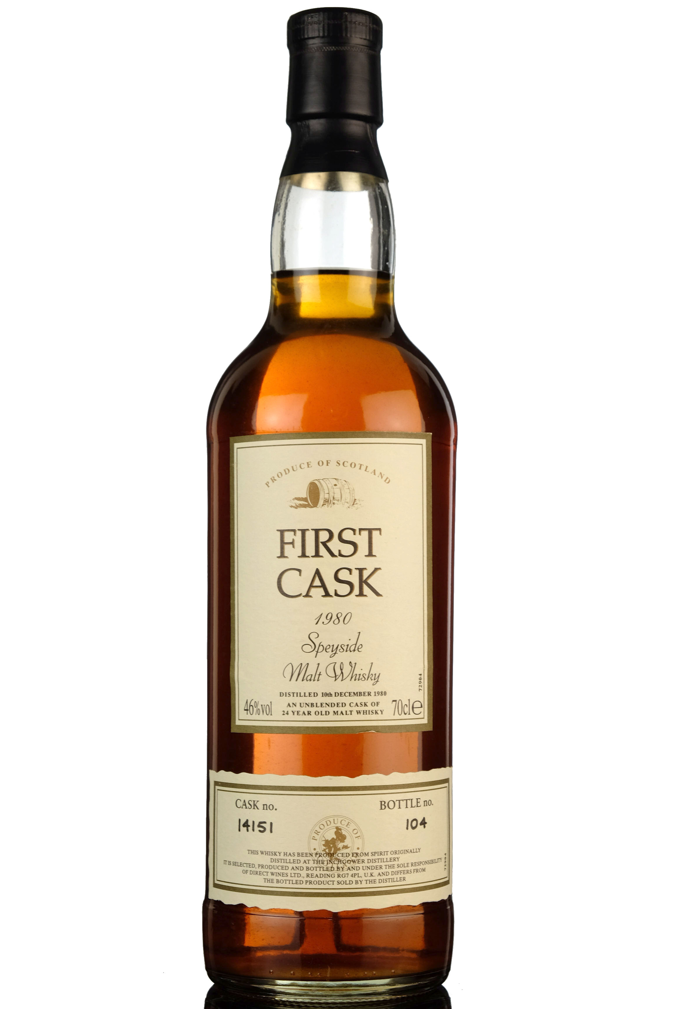 Inchgower 1980  24 Year Old  First Cask 14151