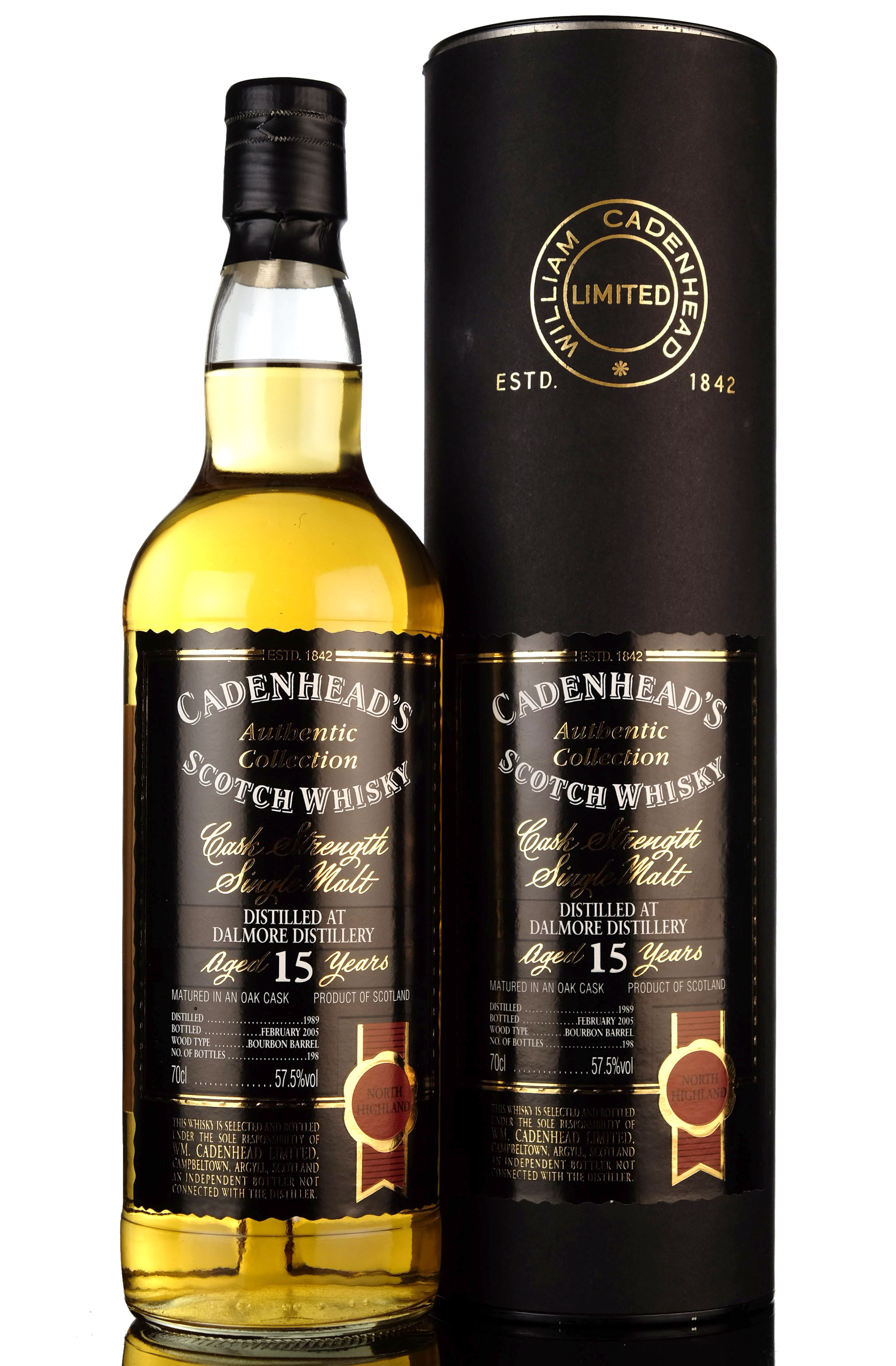 Dalmore 1989-2005 - 15 Year Old - Cadenheads Authentic Collection