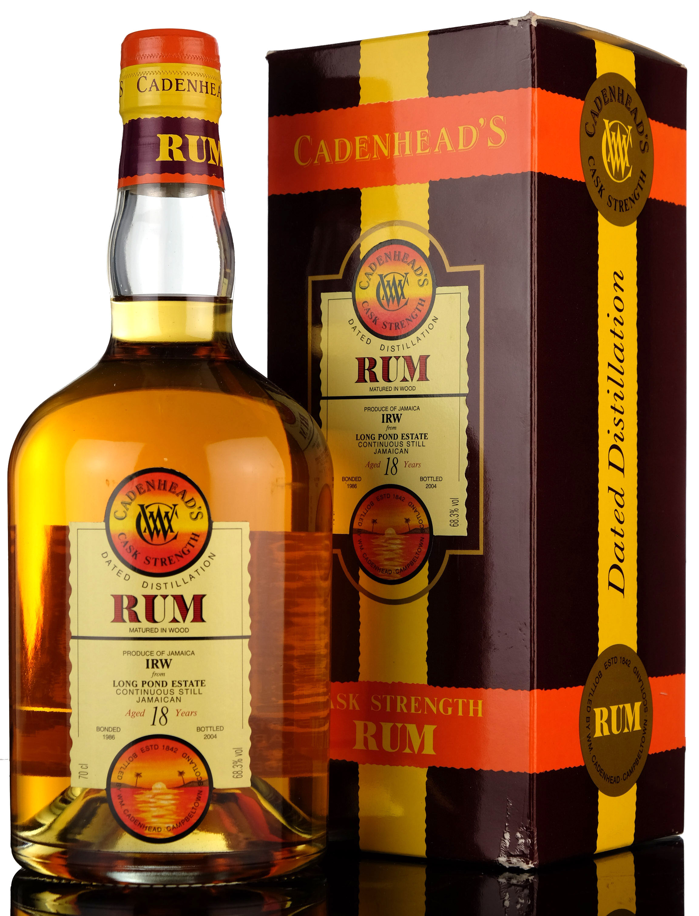 Long Pond Estate 1986-2004 - 18 Year Old - Cask Strength - Cadenheads Rum