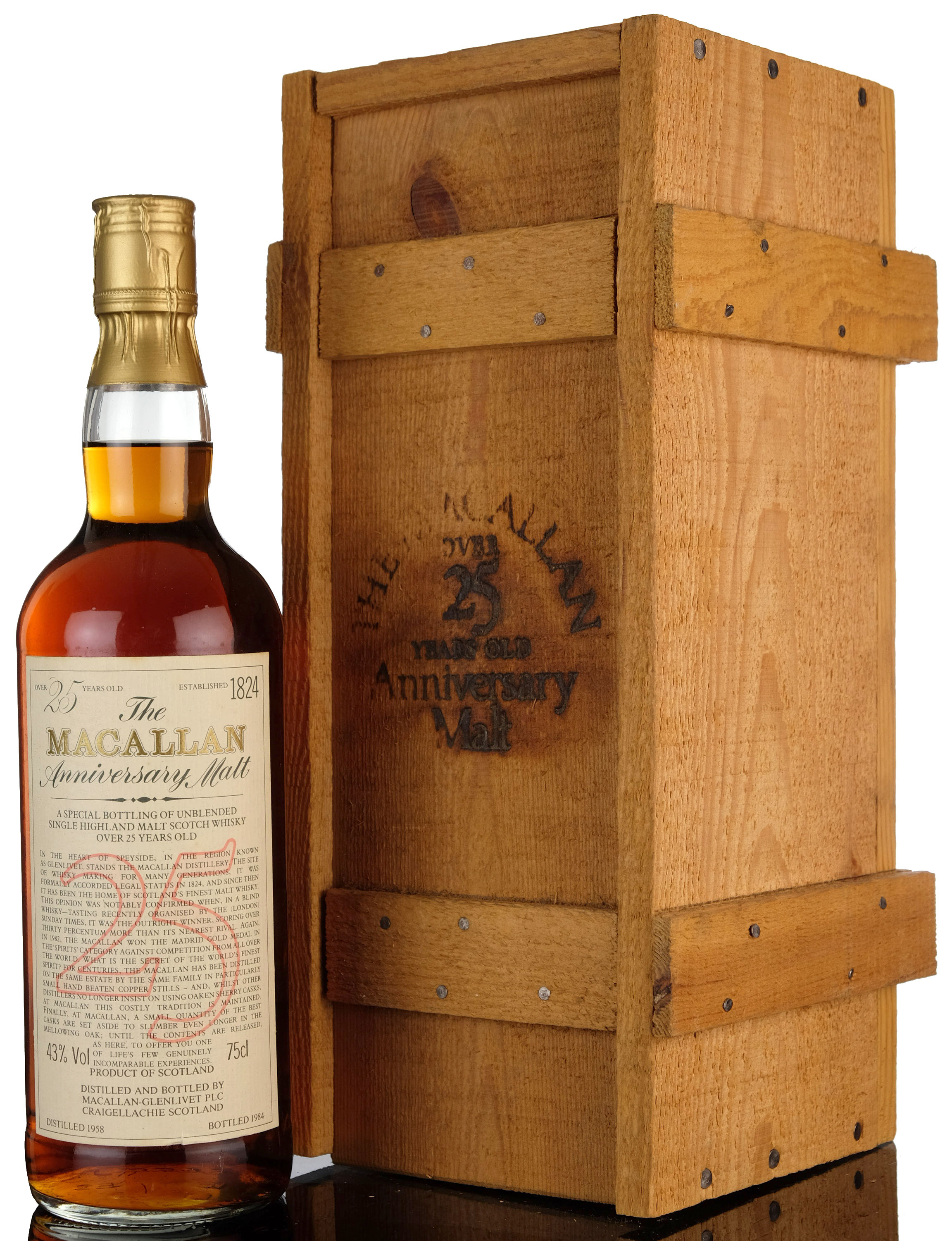 Macallan 1958-1984 - 25 Year Old Anniversary Malt