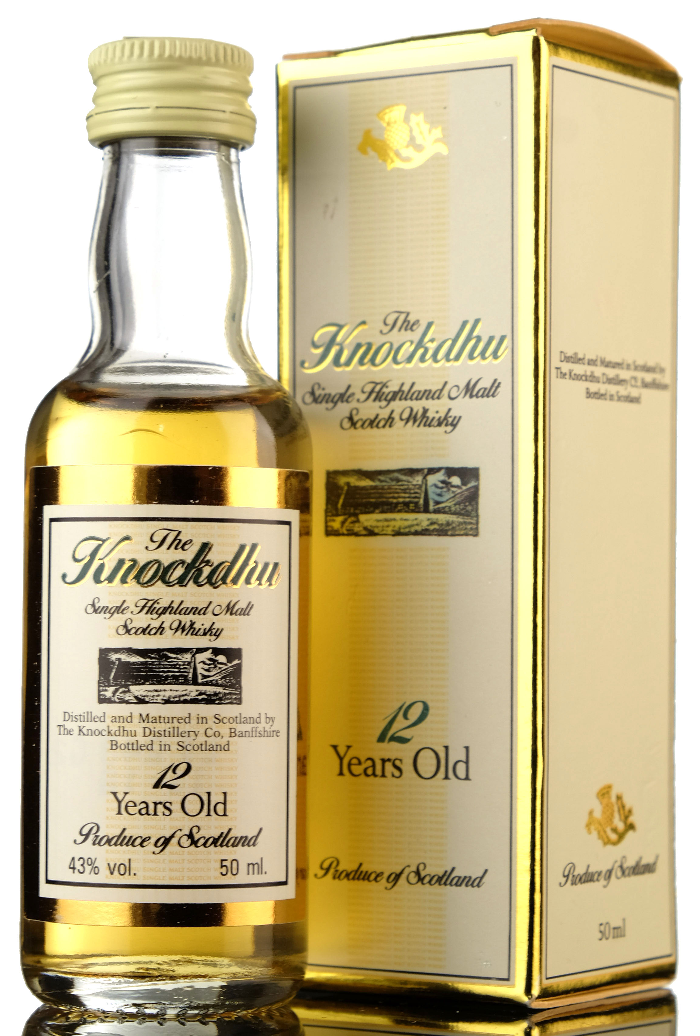 Knockdhu 12 Year Old Miniature