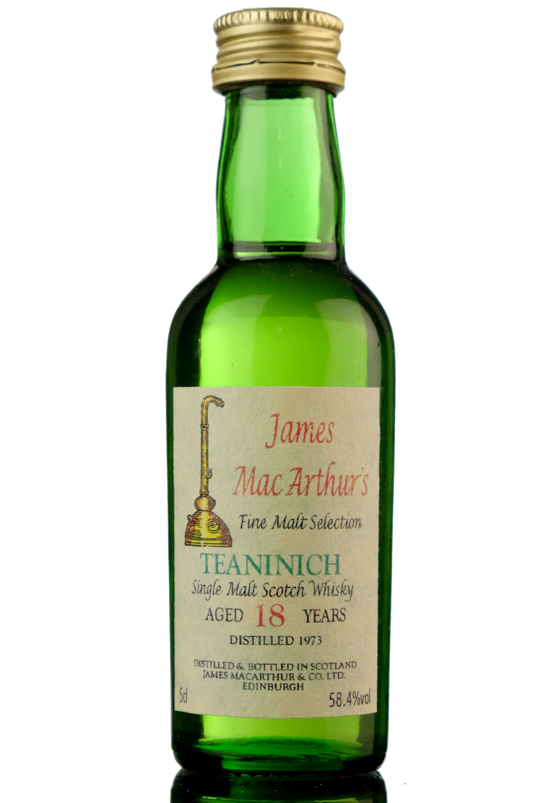 Teaninich 1973 - 18 Year Old - James MacArthur - Fine Malt Selection Miniature