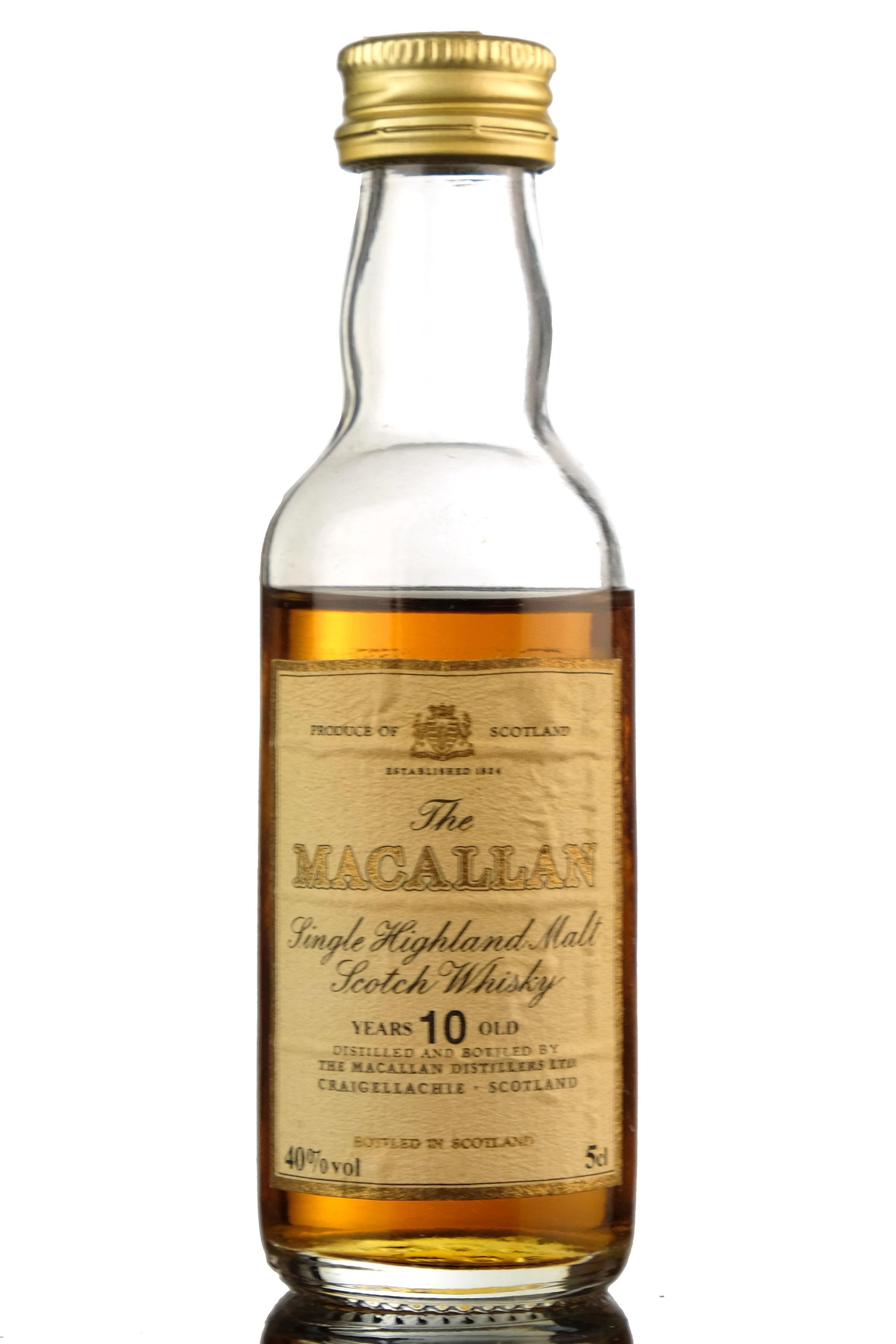 Macallan 10 Year Old Miniature