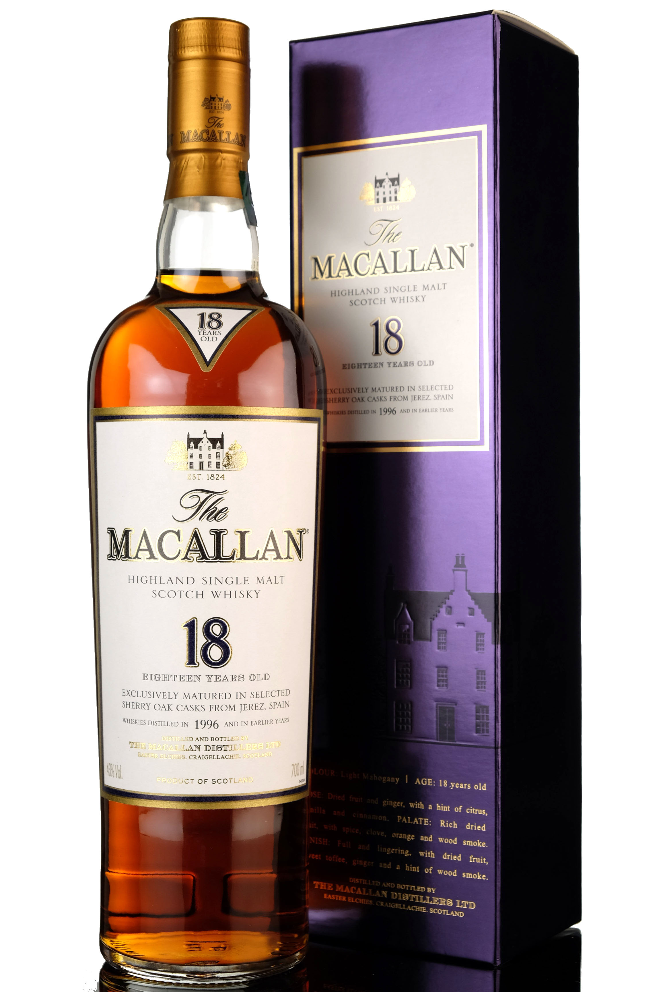 Macallan 1996 - 18 Year Old