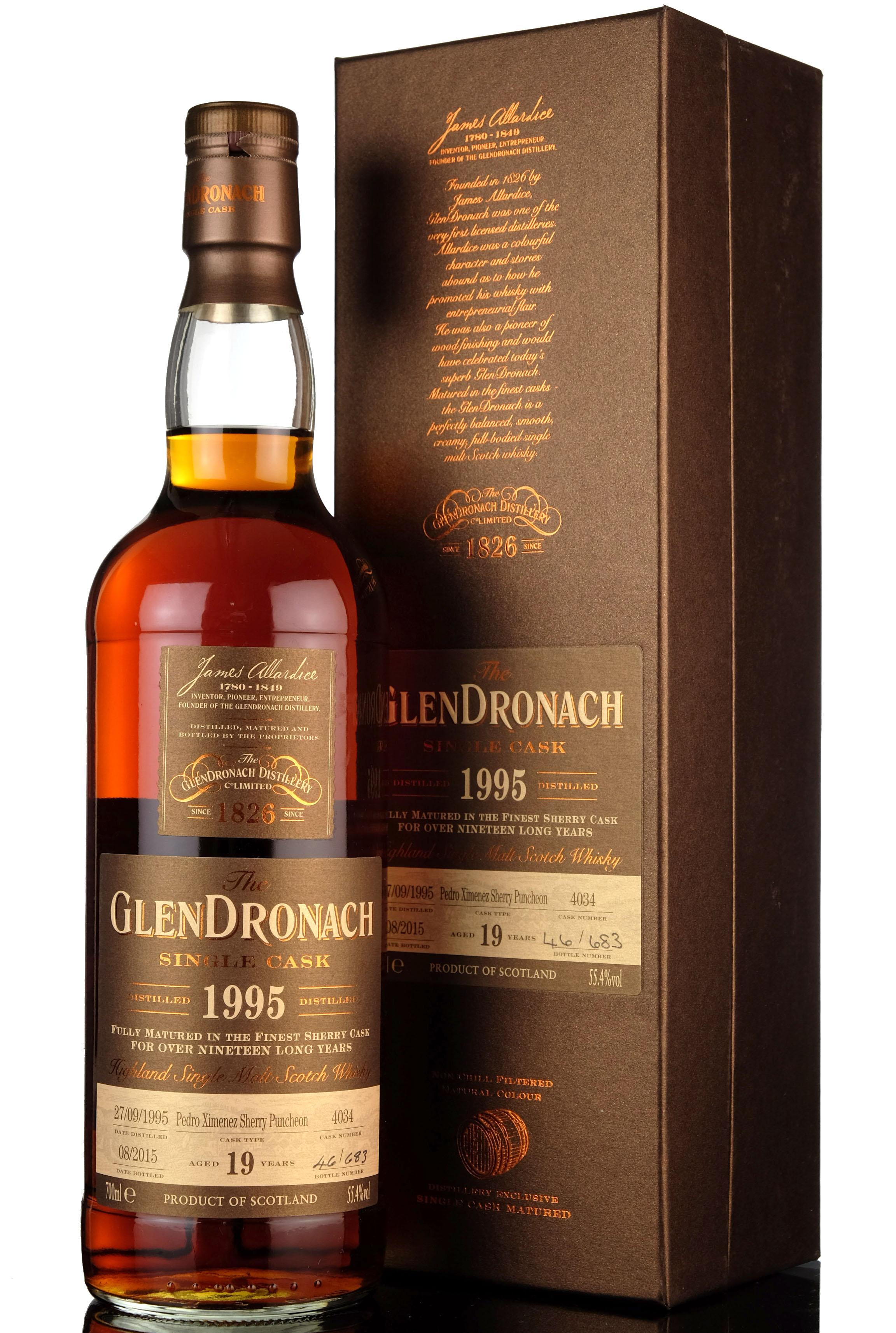 Glendronach 1995 - 2015 19 Single Cask 4034 Batch 12