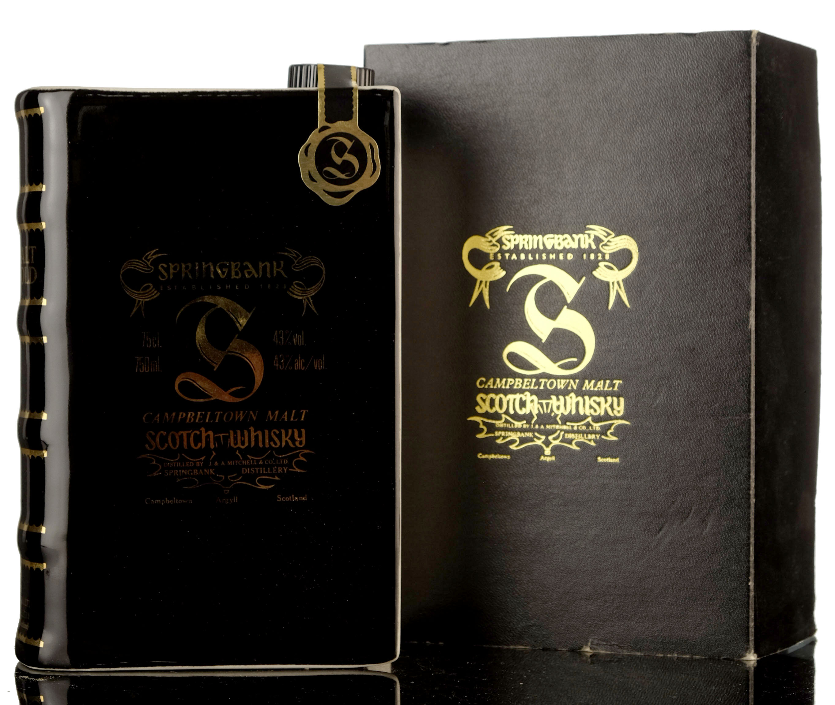 Springbank 12 Ceramic Book 1980s