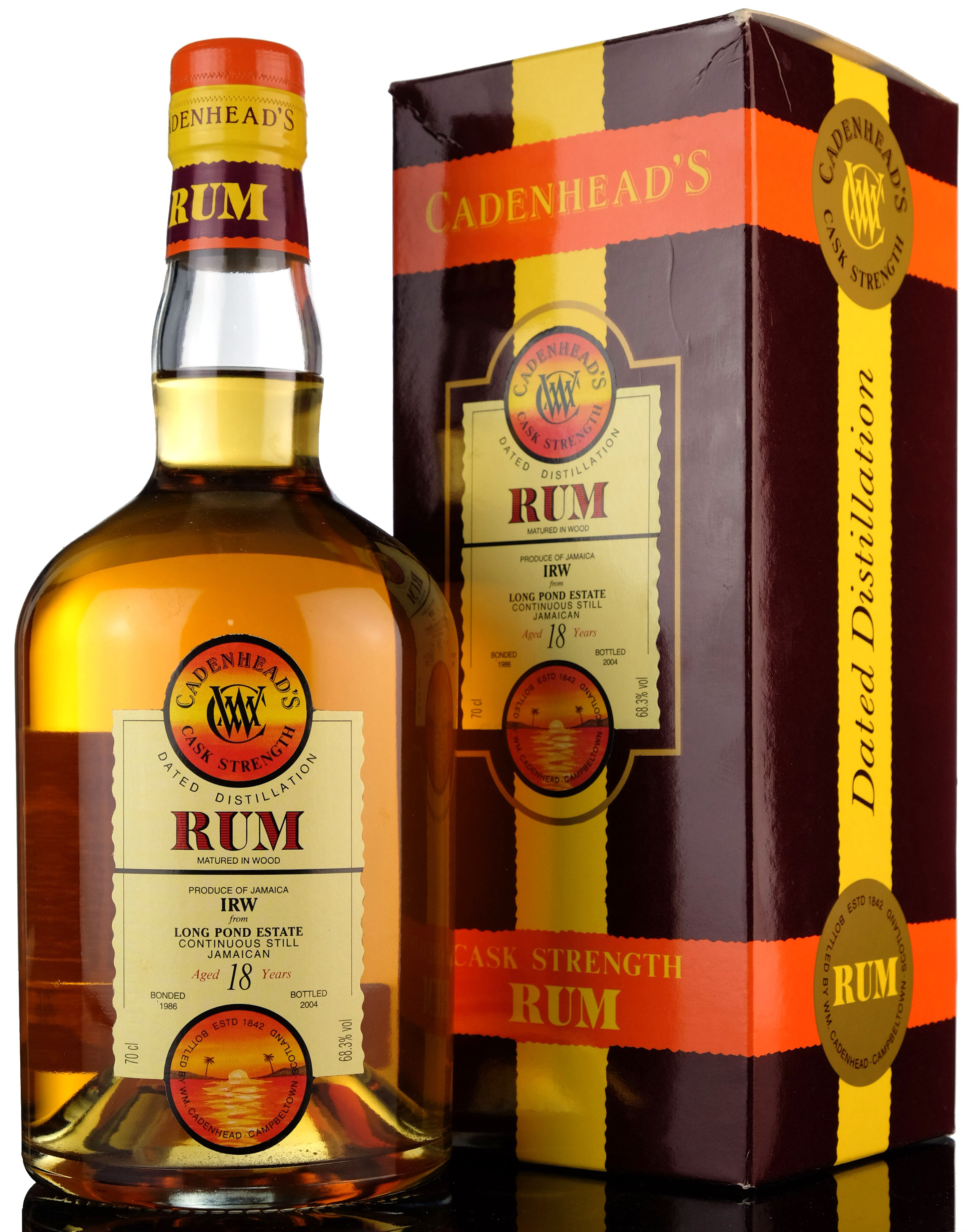 Long Pond Estate 1986-2004 - 18 Year Old - Cask Strength - Cadenheads Rum
