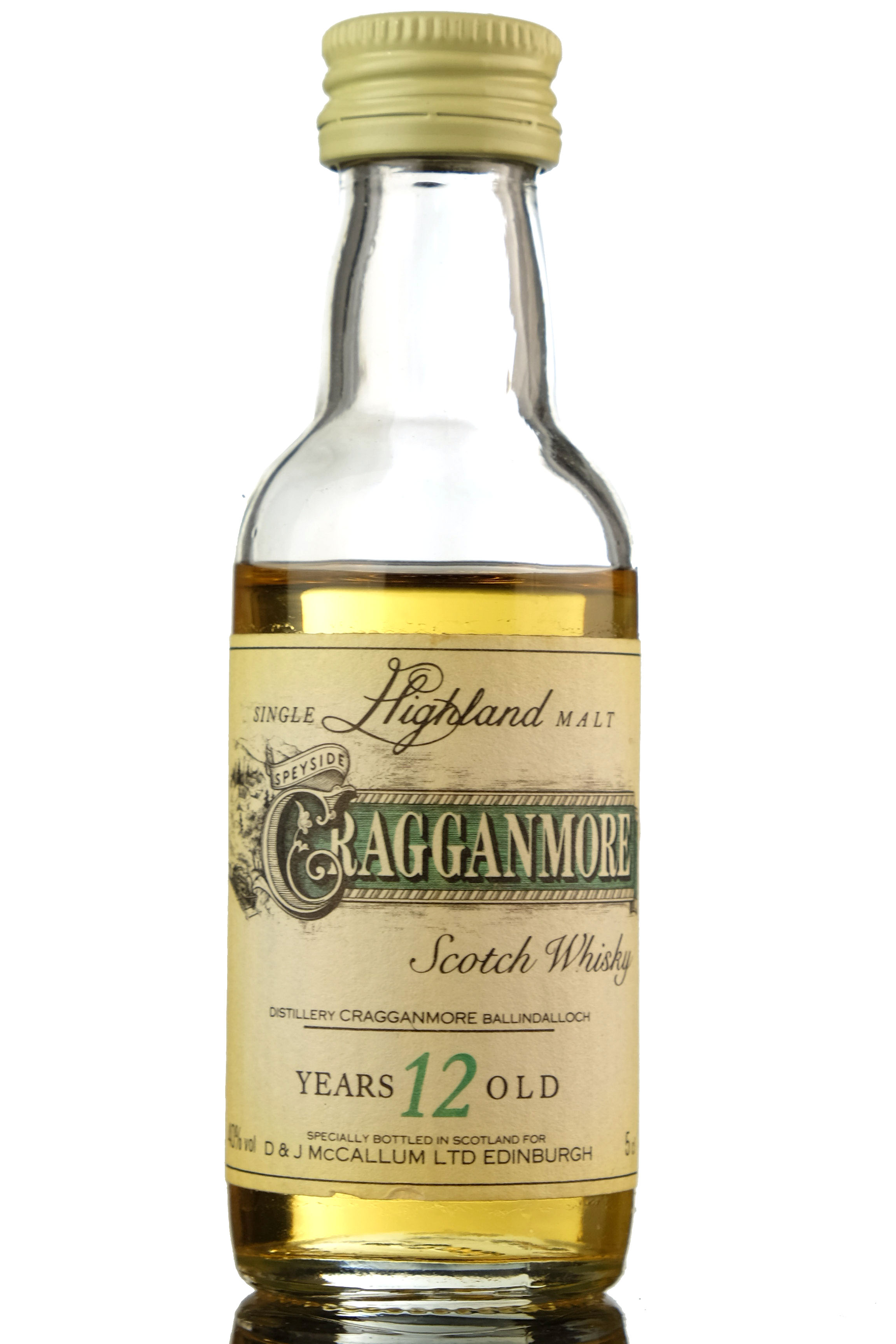 Cragganmore 12 Year Old Miniature