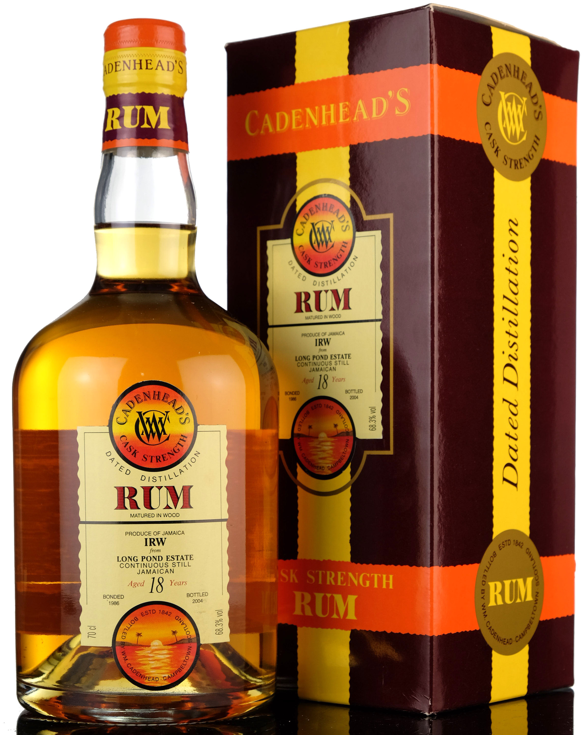Long Pond Estate 1986-2004 - 18 Year Old - Cask Strength - Cadenheads Rum