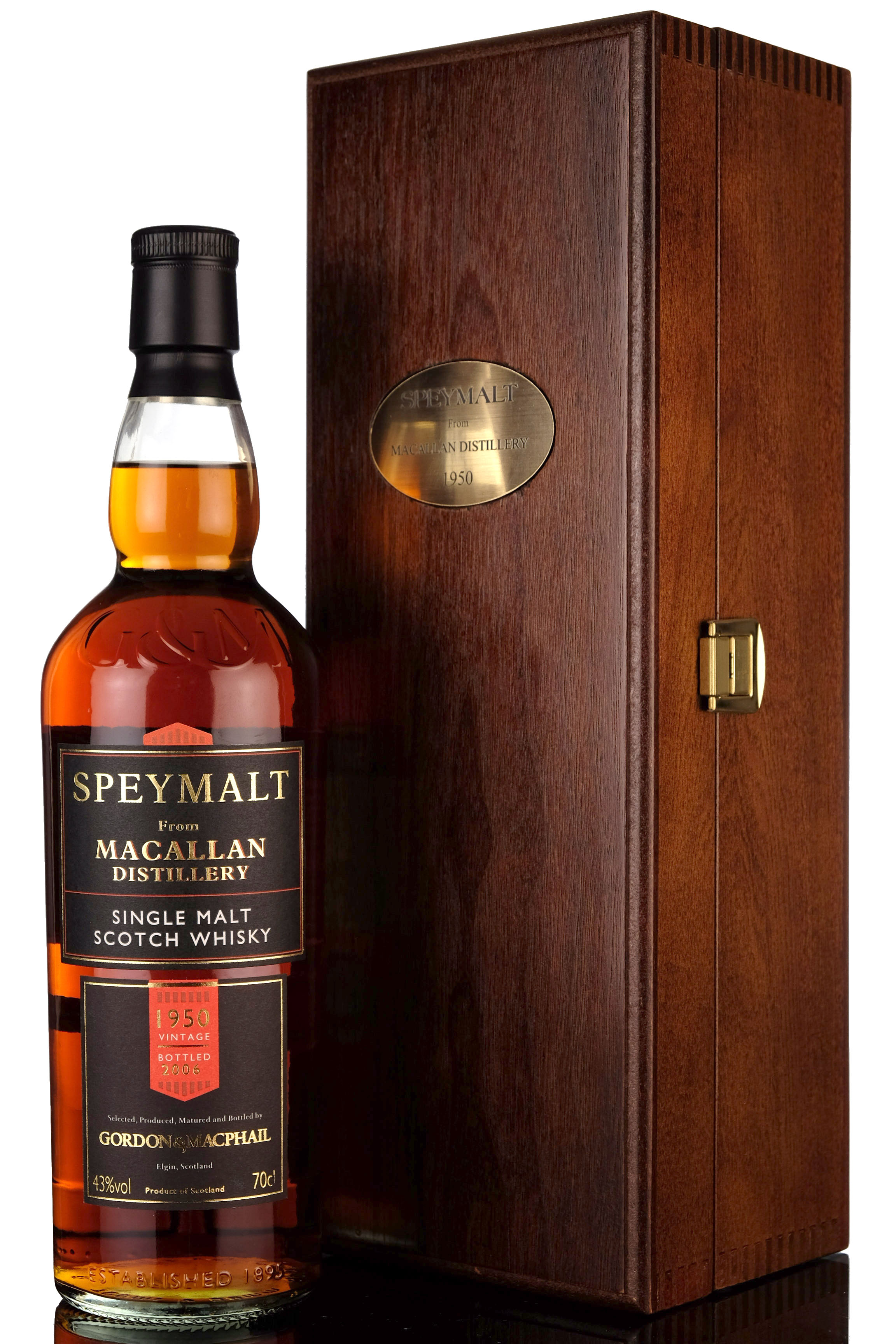 Macallan 1950-2006 - 55 Year Old Speymalt - Refill Sherry Butt