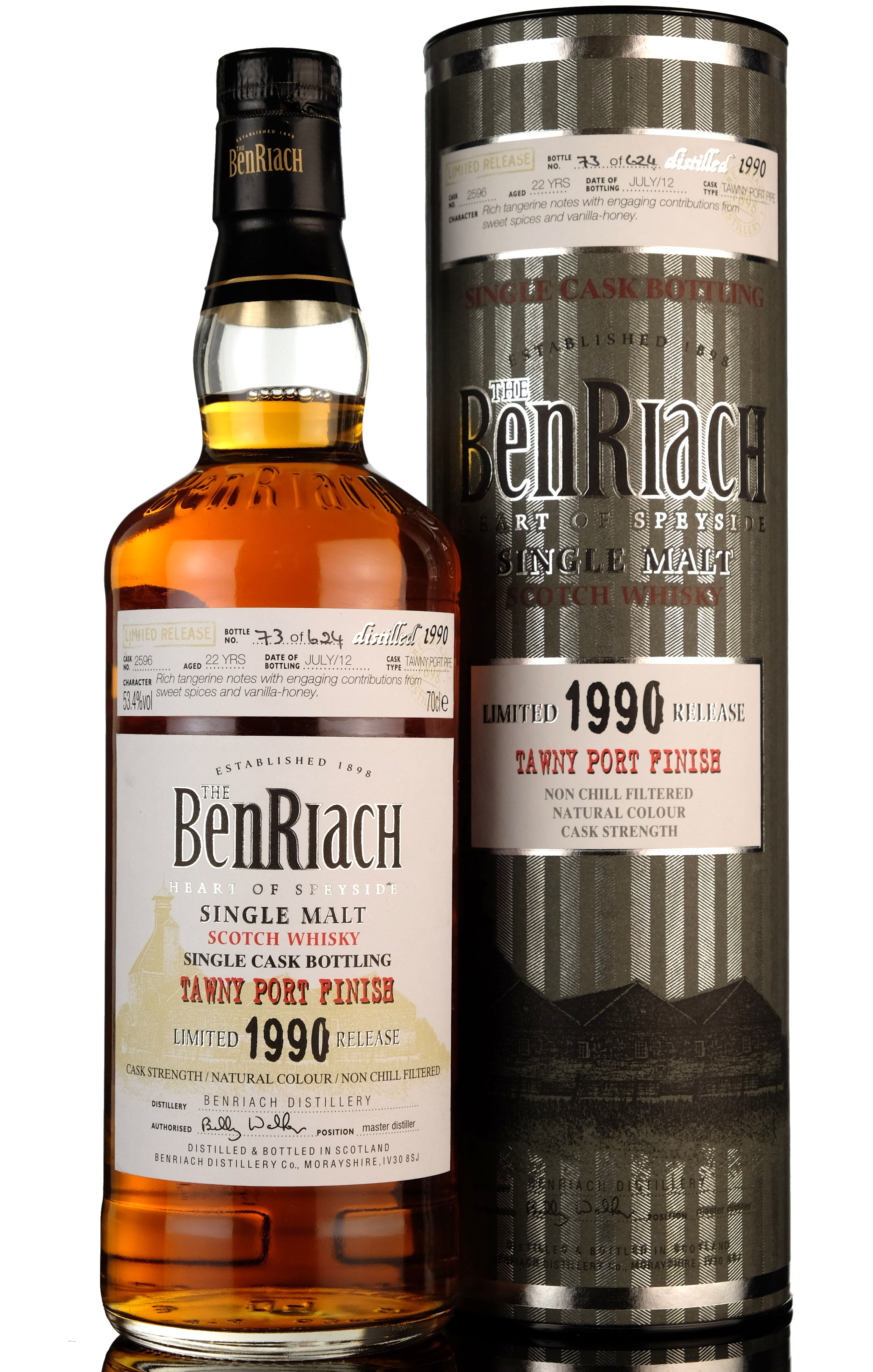 Benriach 1990-2012 - 22 Year Old - Single Cask 2596