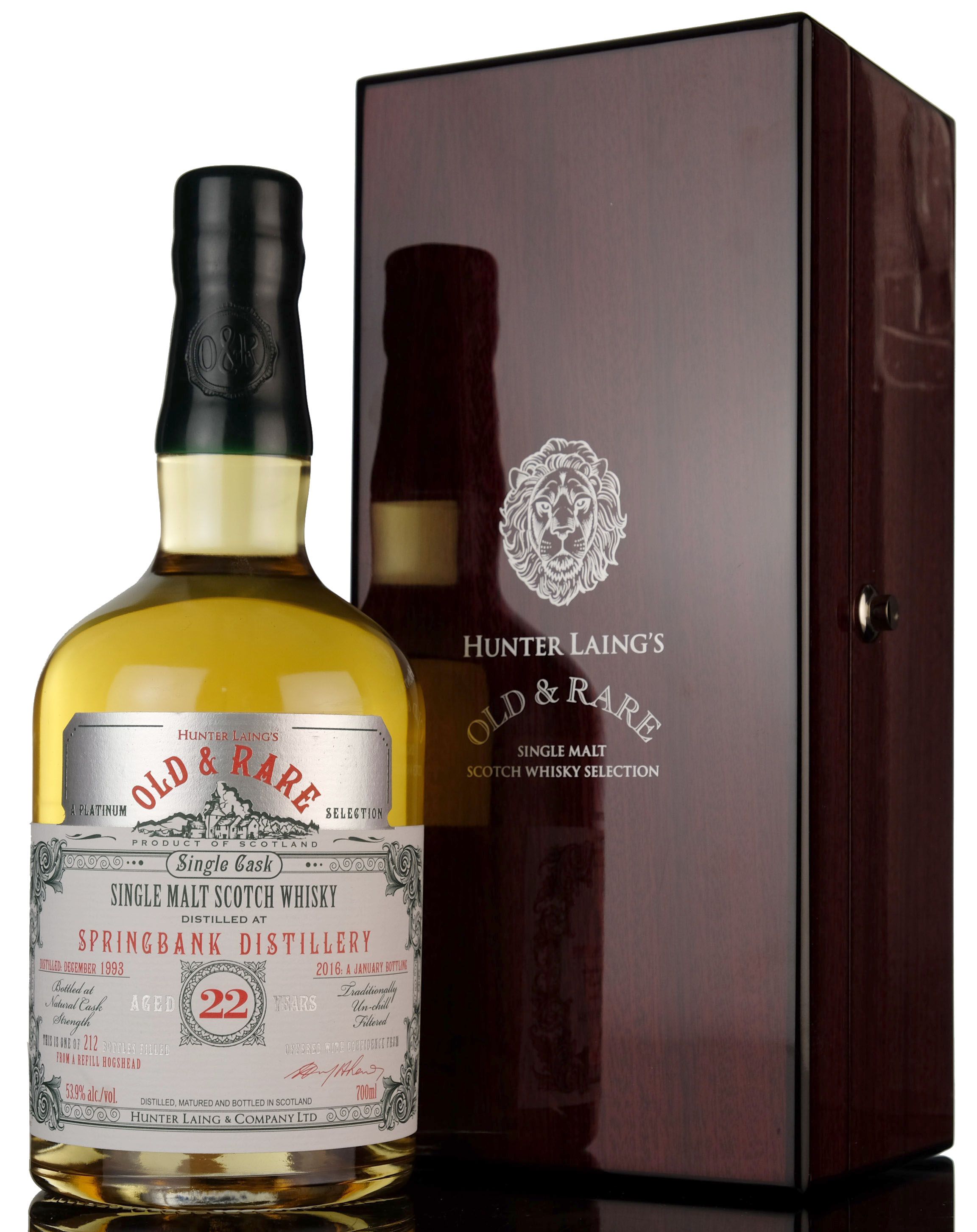 Springbank 19932016 22 Year Old Hunter Laing Old Rare Platinum Selection