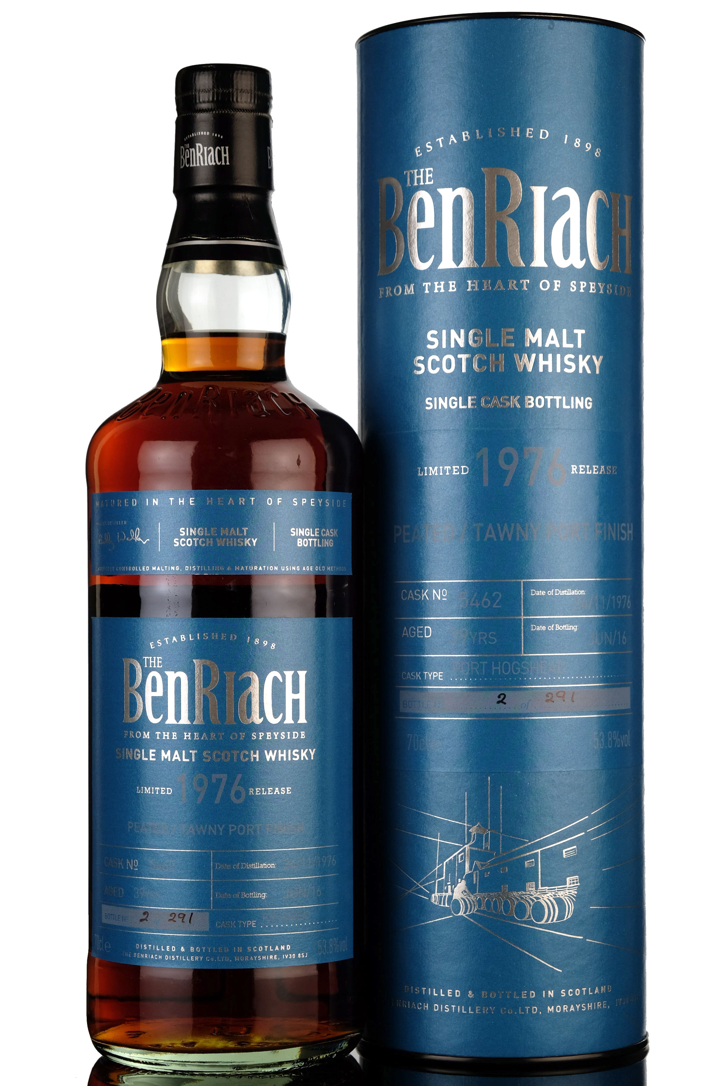 Benriach 1976-2016 - 39 Year Old - Single Cask 5462