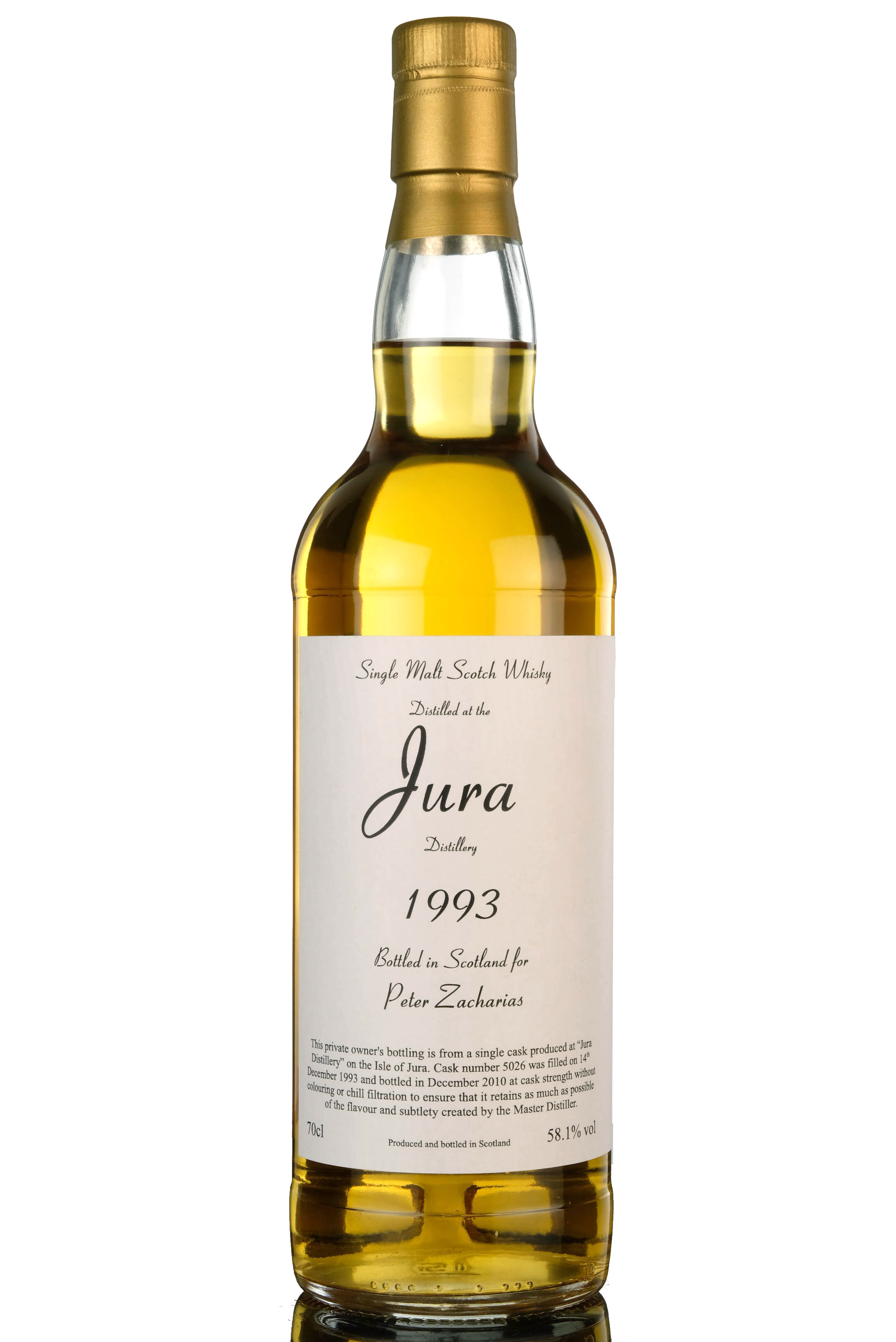 Jura 1993-2010 - Single Cask 5026 - Peter Zacharias Private Bottling