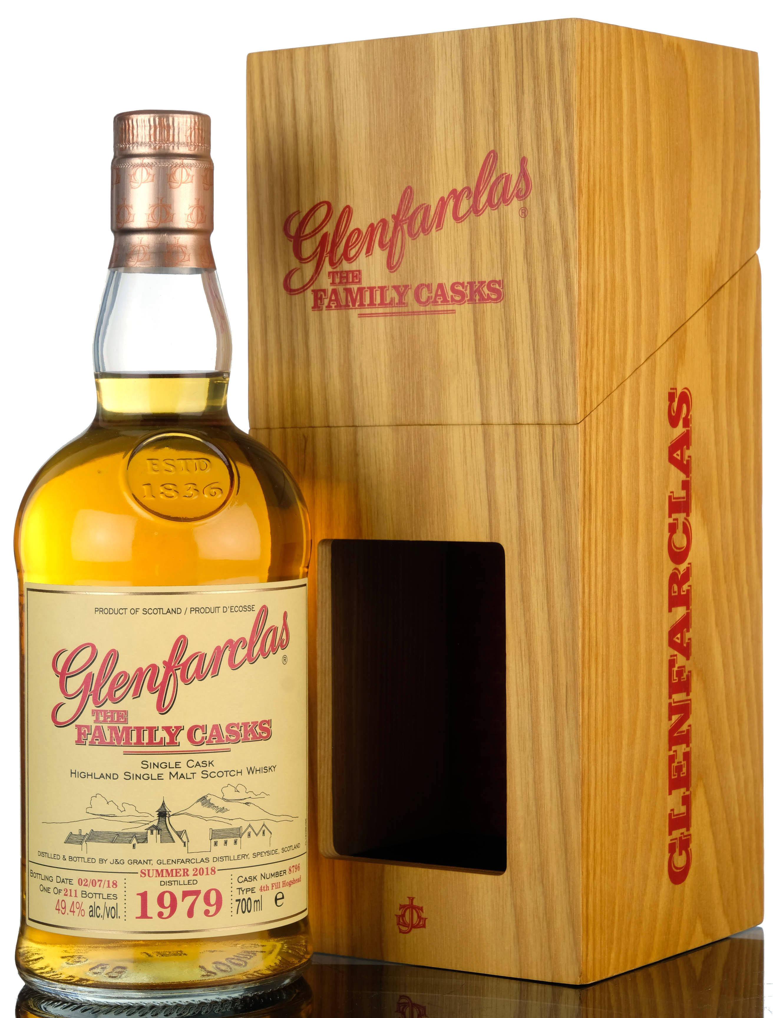 Glenfarclas 1979-2018 - The Family Casks 8796