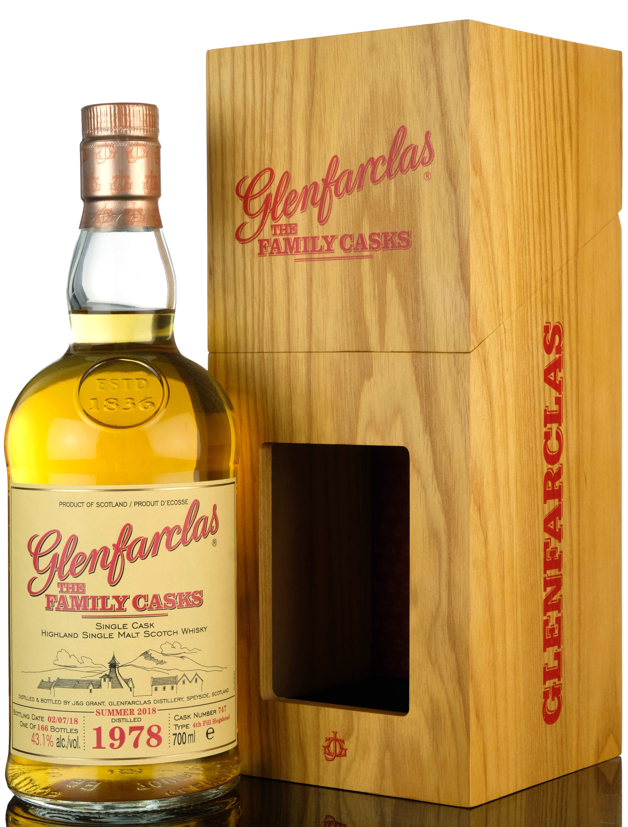 Glenfarclas 1978-2018 - The Family Casks 747