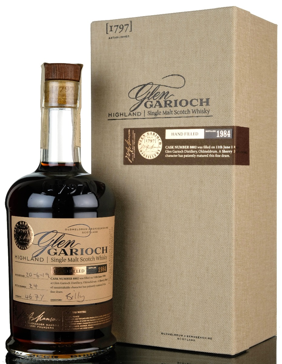 Glen Garioch 1984-2019 - 35 Year Old - Hand Filled - Single Cask 8802