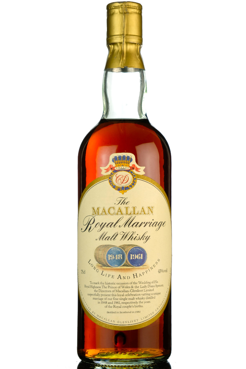 Macallan 1948-1961 - Charles & Diana Royal Marriage 1981