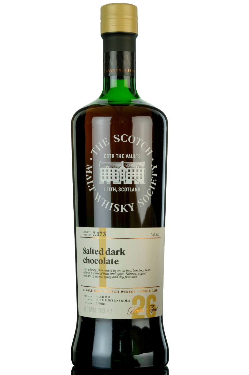 Longmorn 1990 - 26 Year Old - SMWS 7.173 - Salted Dark Chocolate
