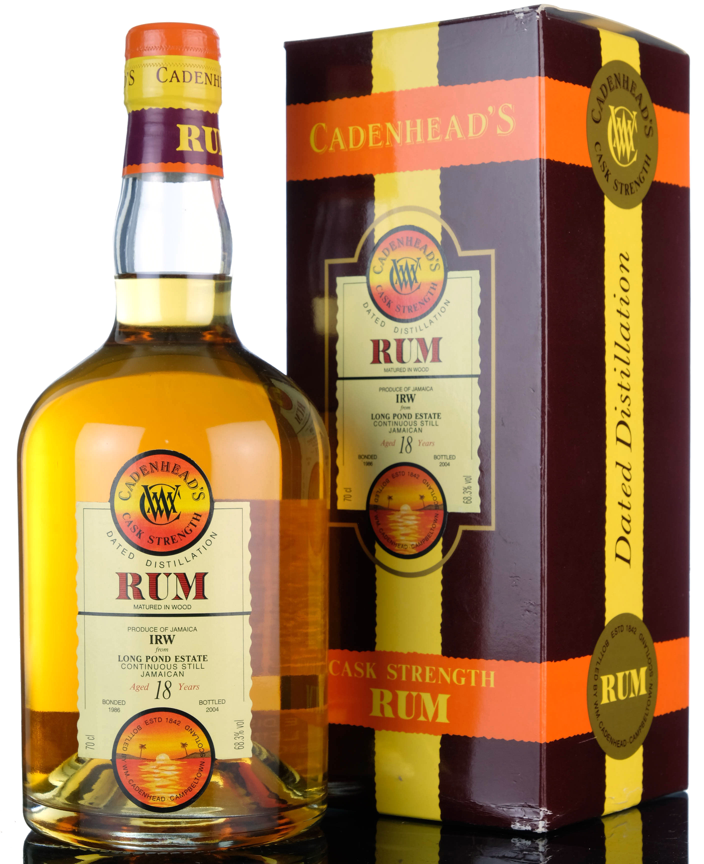 Long Pond Estate 1986-2004 - 18 Year Old - Cask Strength - Cadenheads Rum