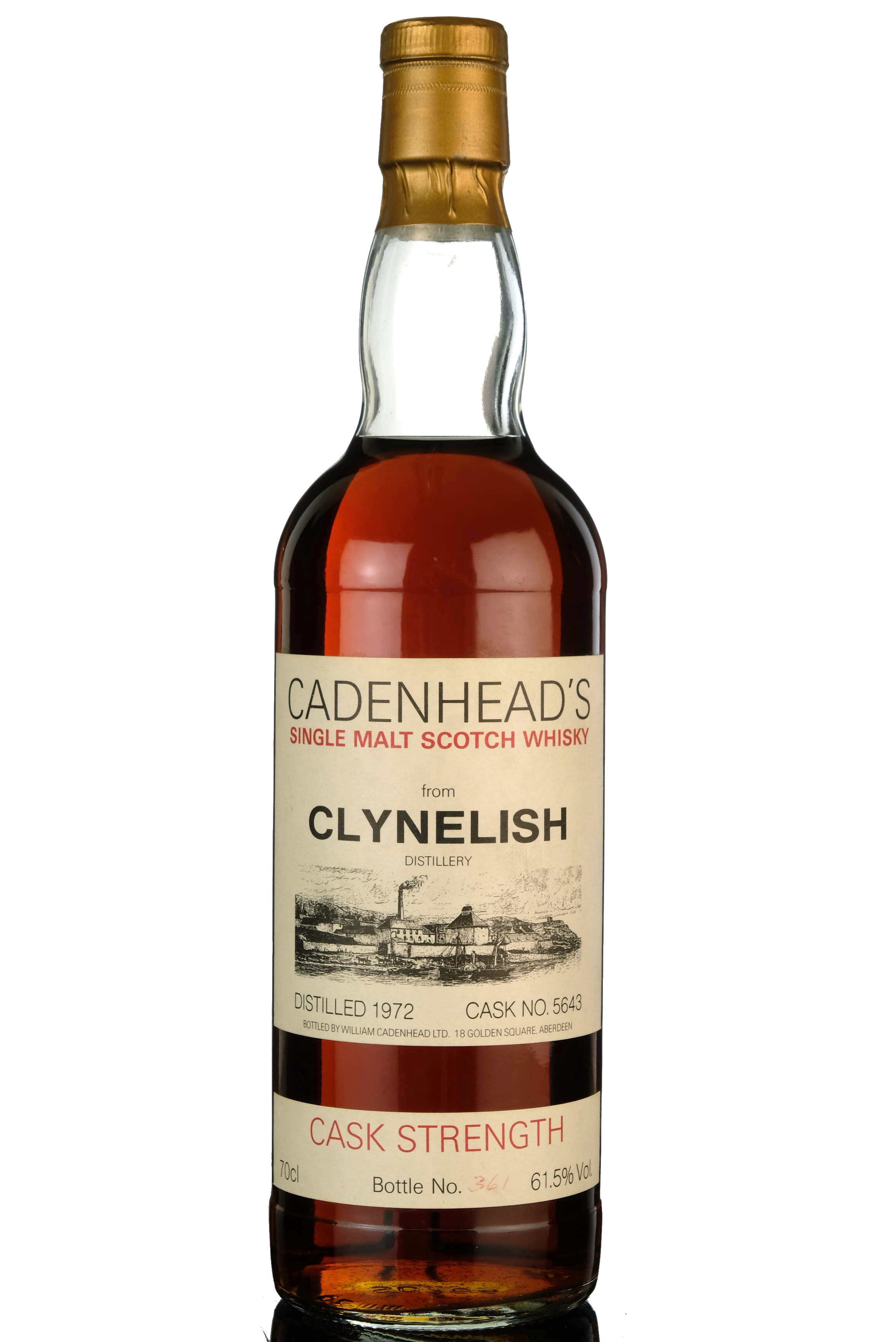 Clynelish 1972 - Cadenheads Cask Strength 5643