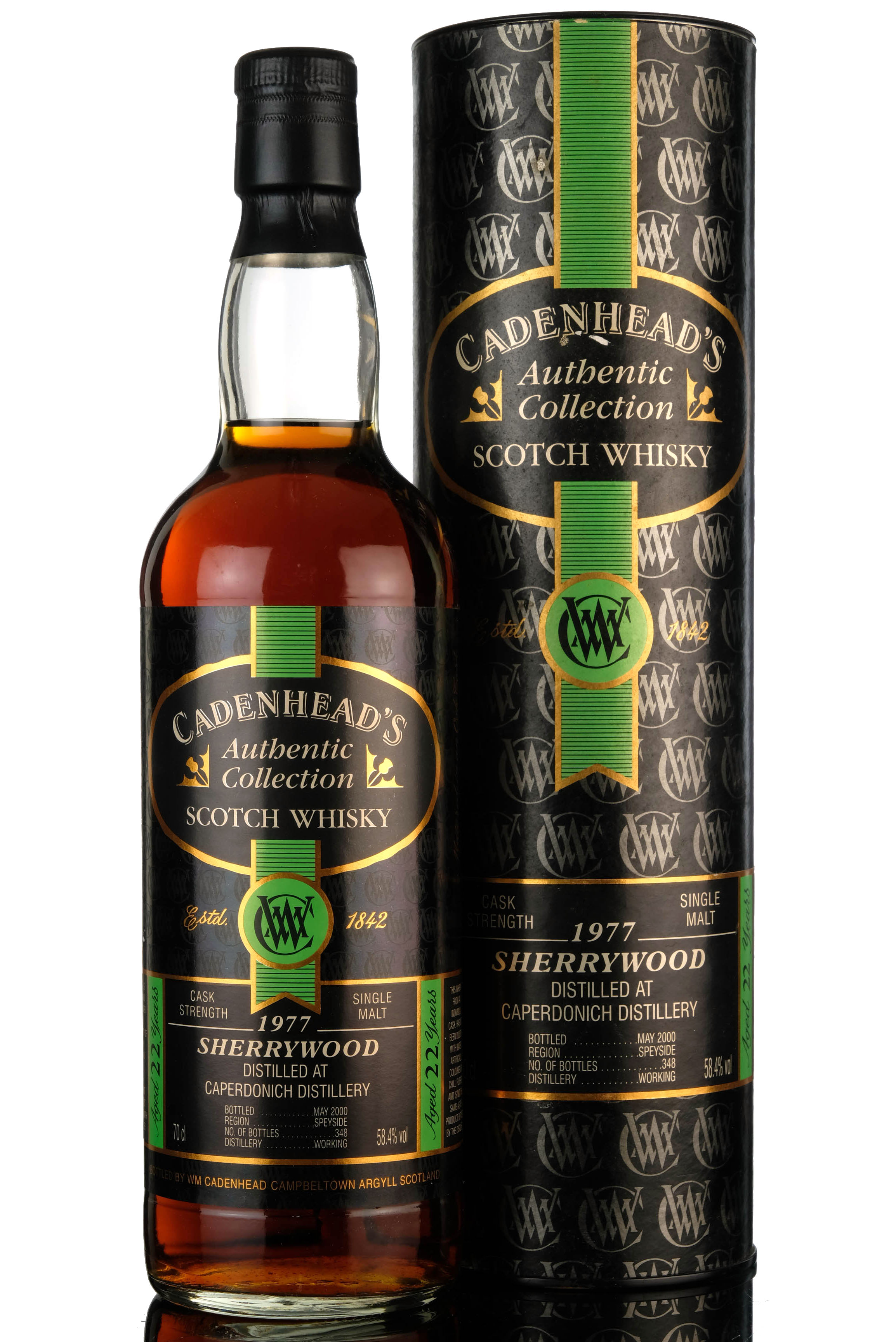 Caperdonich 1977 - 2000 22 Cadenheads Authentic Collection