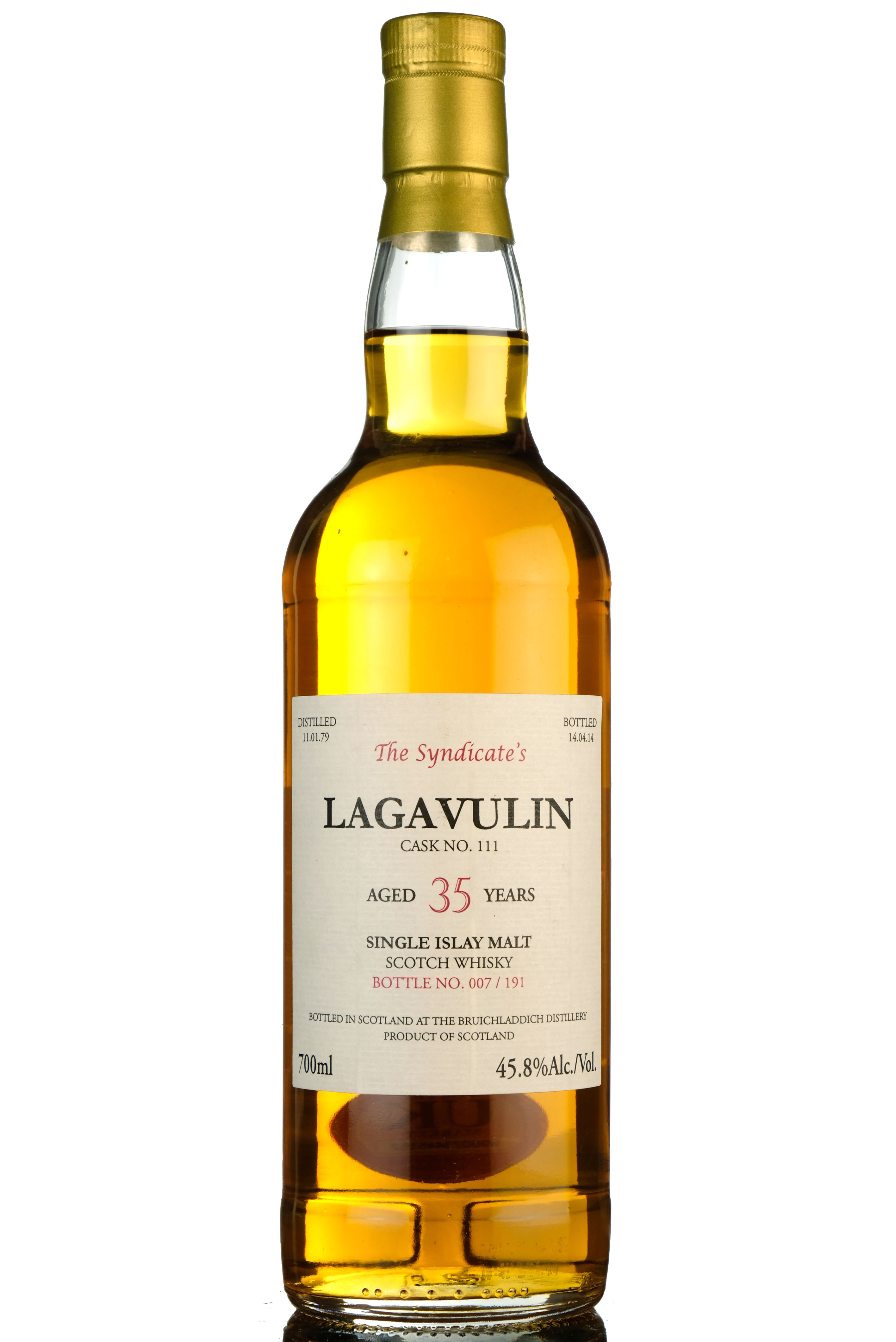 Lagavulin 1979-2014 - 35 Year Old - The Syndicate - 191 Bottles