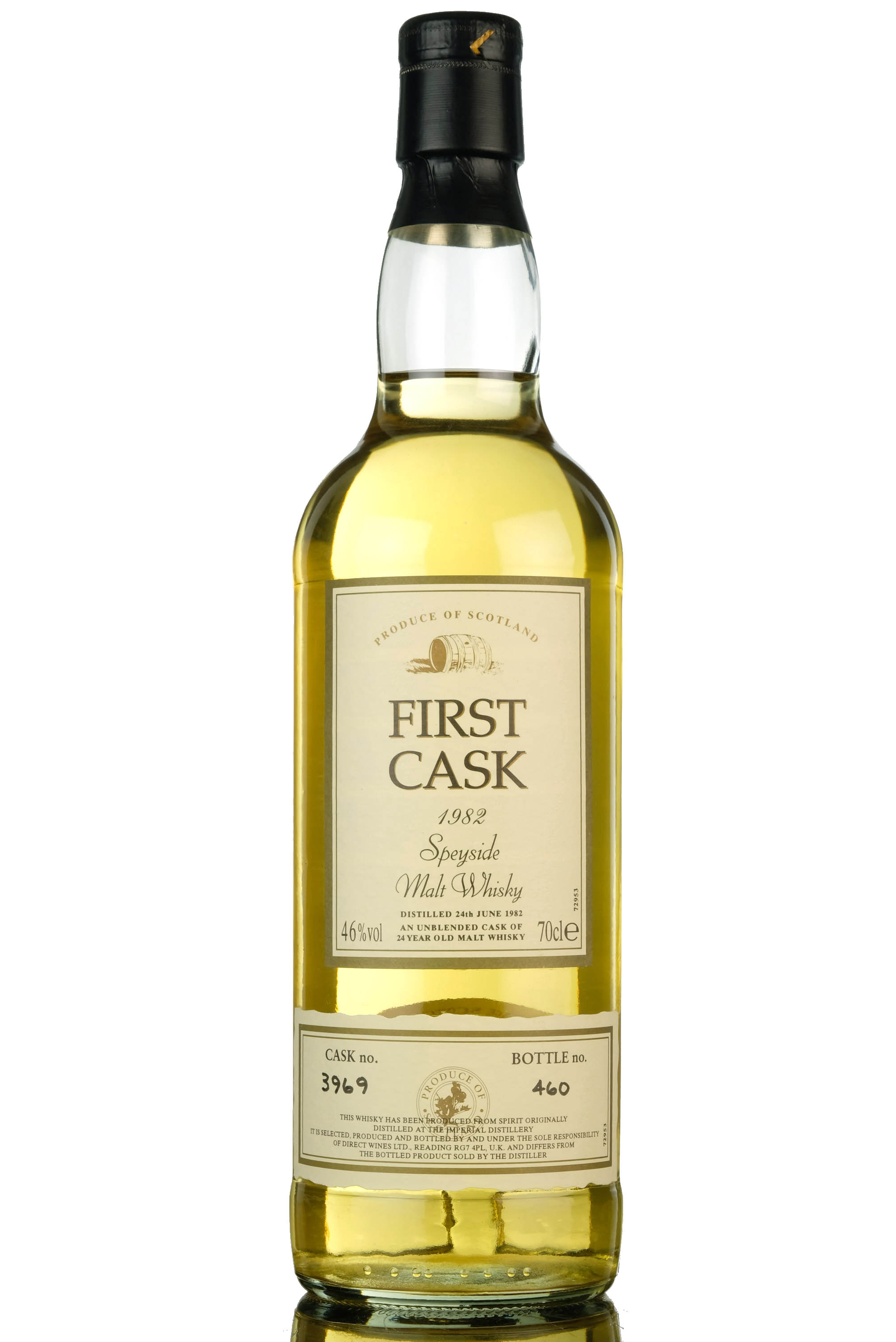 Imperial 1982  24 Year Old  First Cask 3969