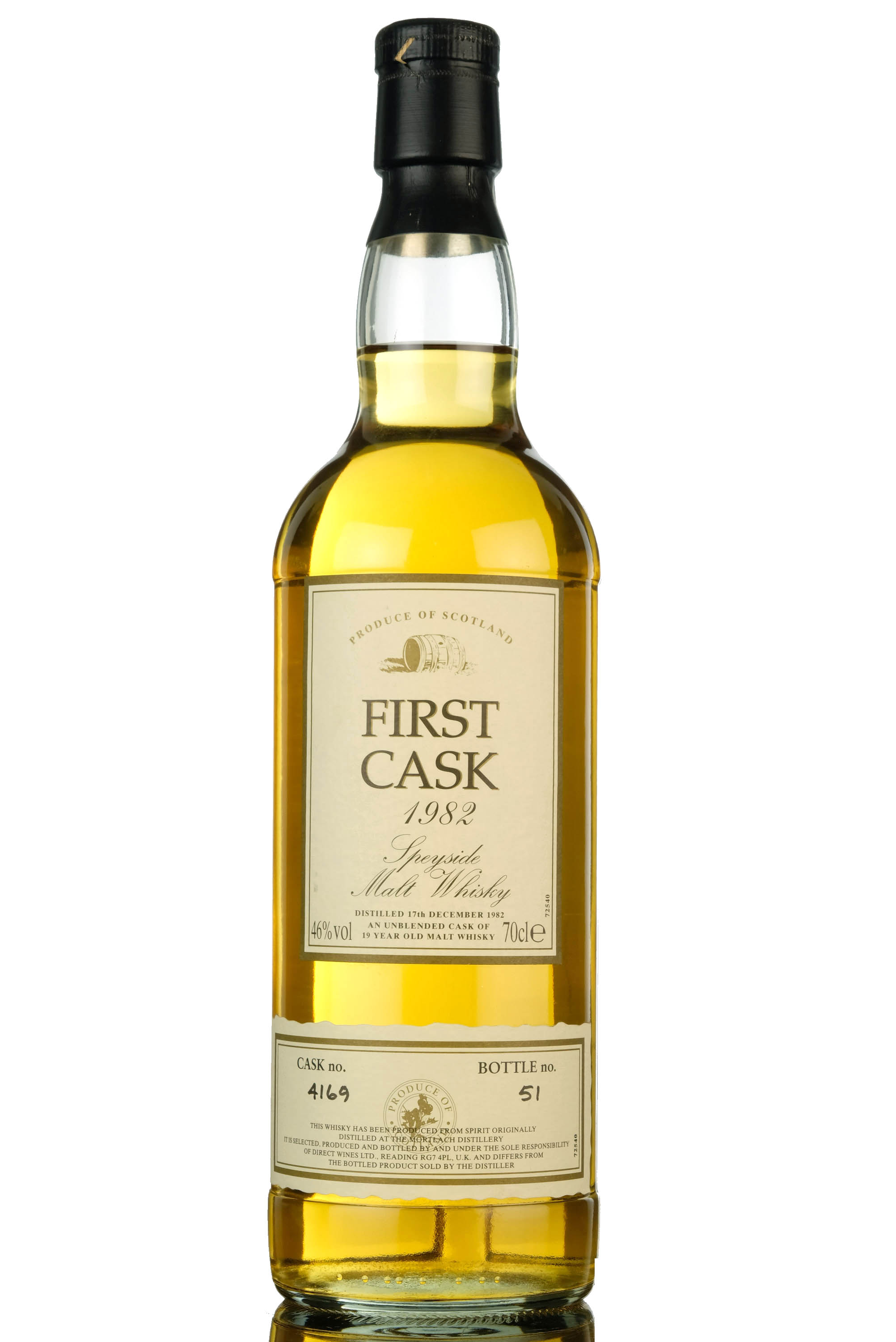Mortlach 1982  19 Year Old  First Cask 4169