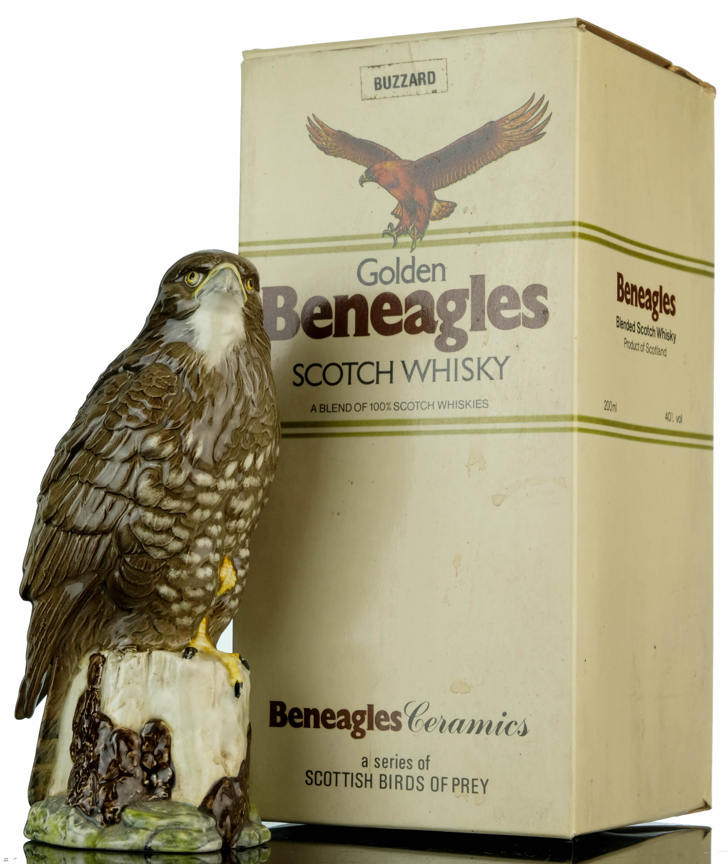 Beanagles Buzzard Ceramic Decanter