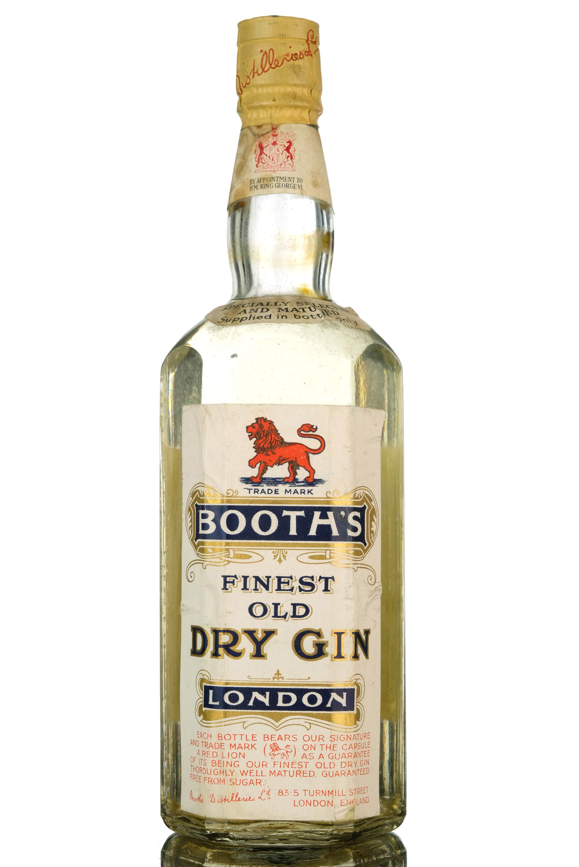Booths Finest Dry Gin 1940