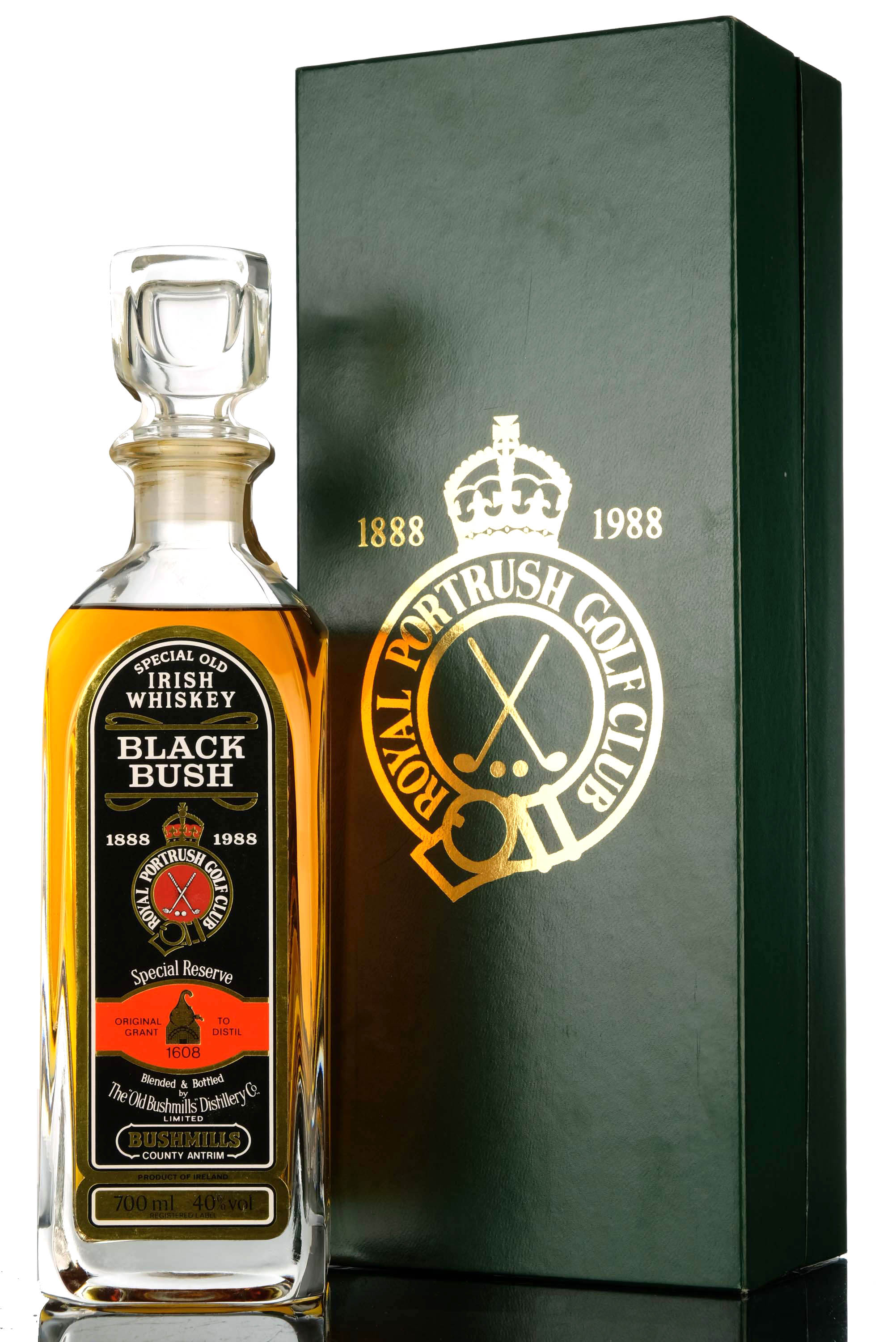 Bushmills Black Bush Special Reserve Royal Portrush Centenary 1888 - 1988