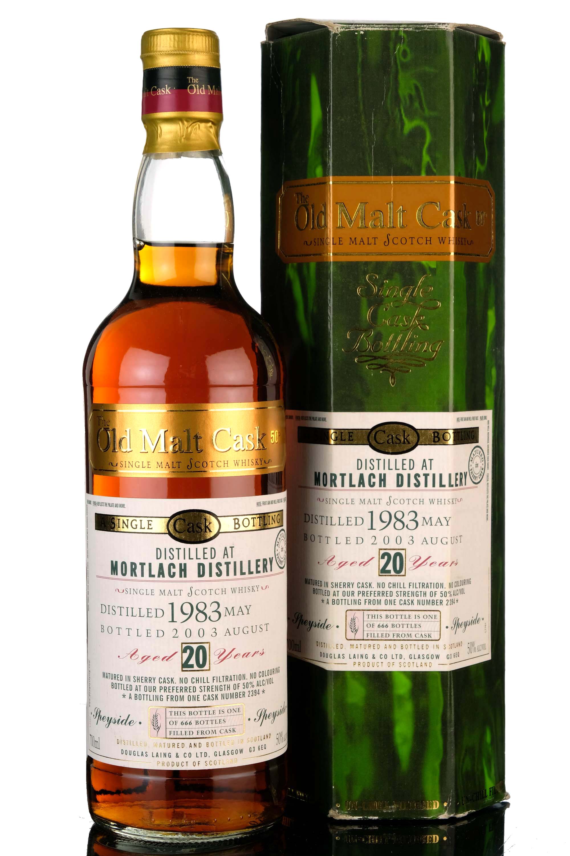 Mortlach 1983 - 2003 20 Douglas Laing Old Malt Cask Single Cask 2394