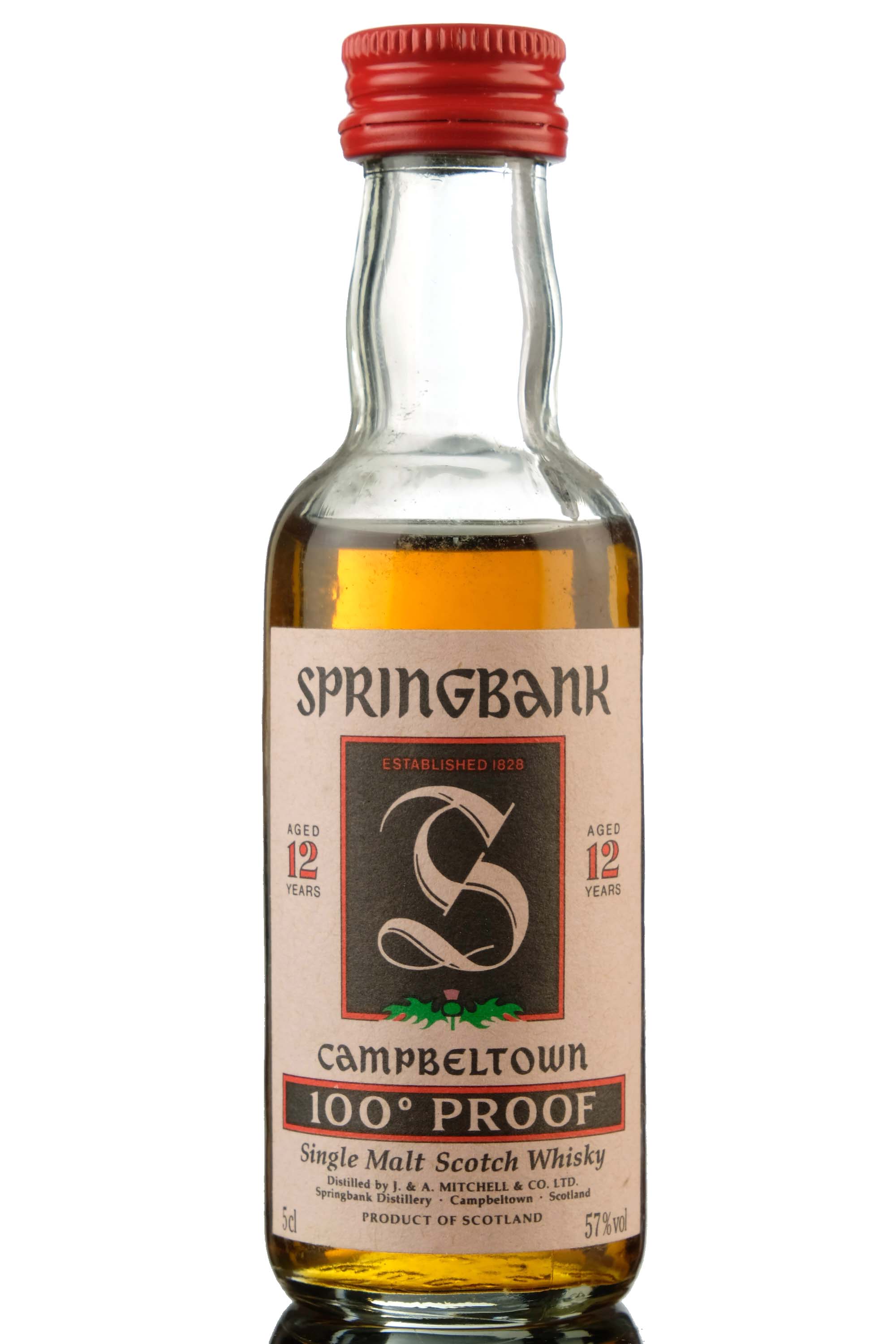 Springbank 12 Year Old - 100 Proof Miniature
