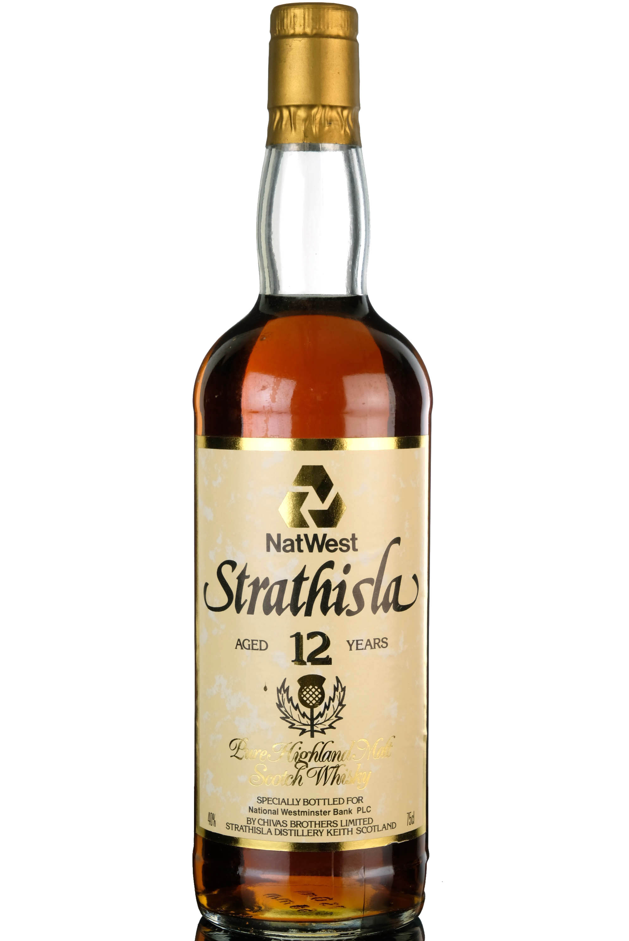 Strathisla 12 Specially Bottled For National Westminster Bank 1980s