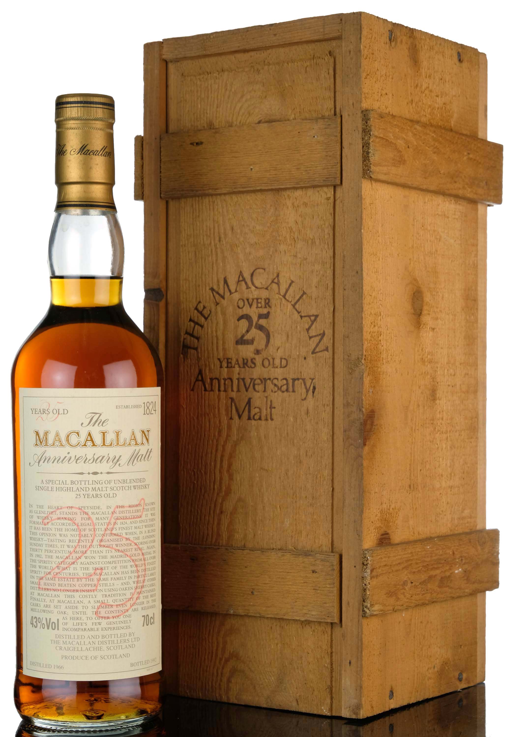 Macallan 1966-1992 - 25 Year Old - Anniversary Malt