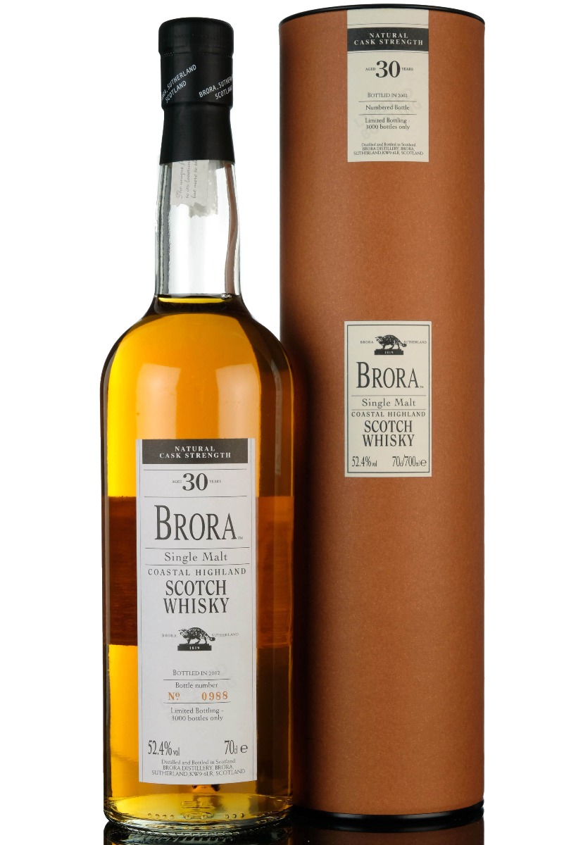 Brora 30 Year Old - Bottled 2002 - First Release