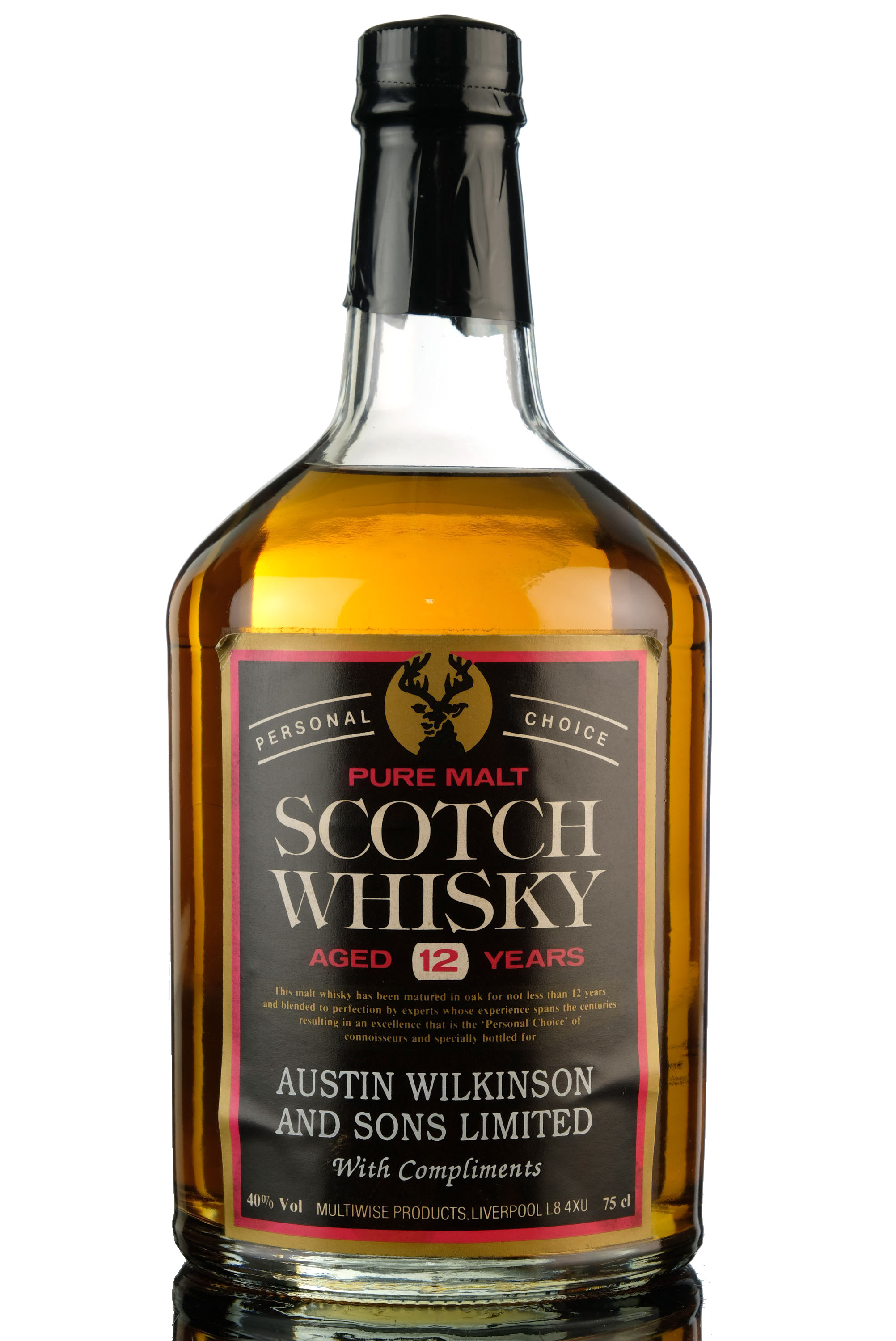 Austin Wilkinson & Sons 12 Year Old - 1980s