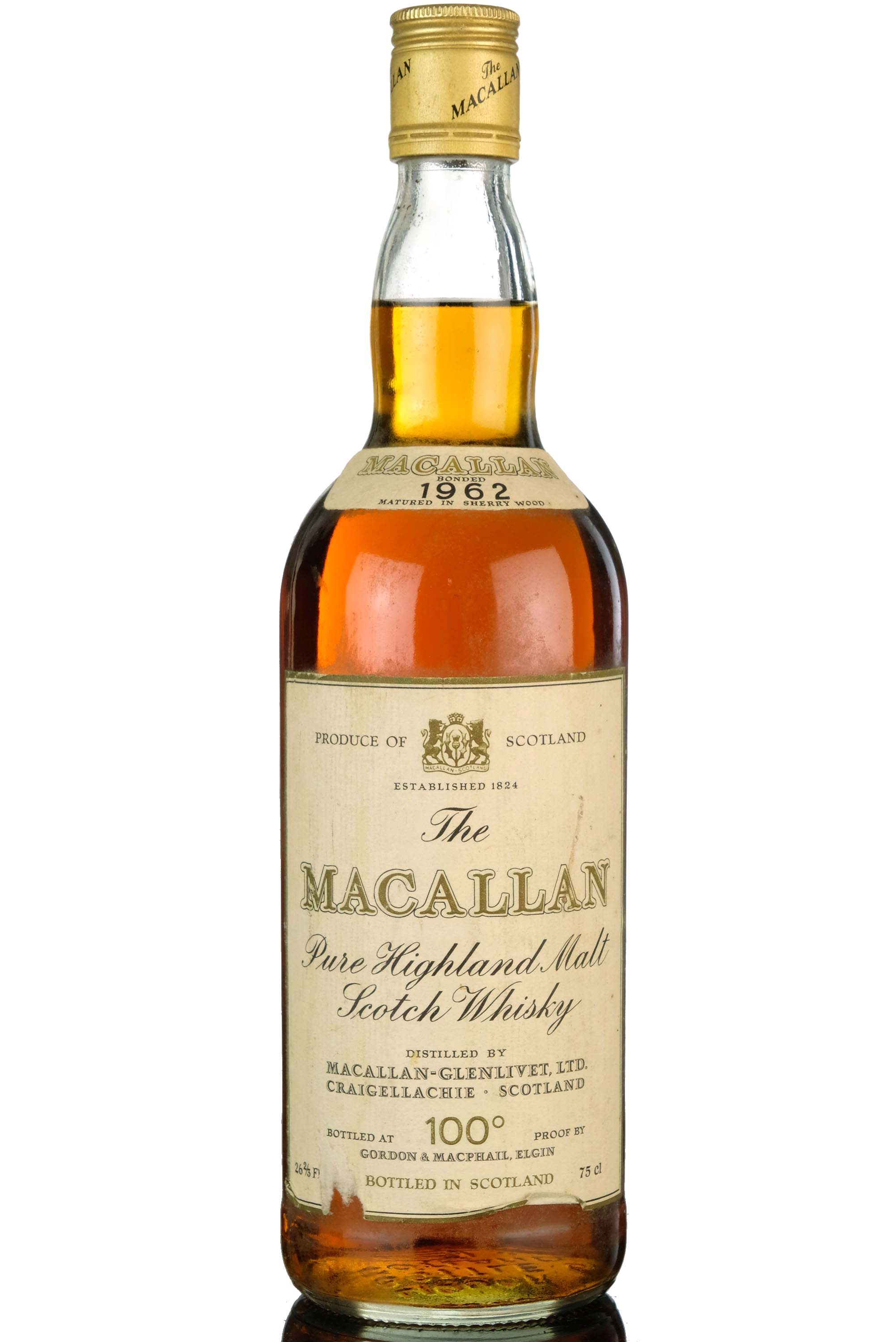 Macallan 1962 - Gordon & MacPhail - 100 Proof