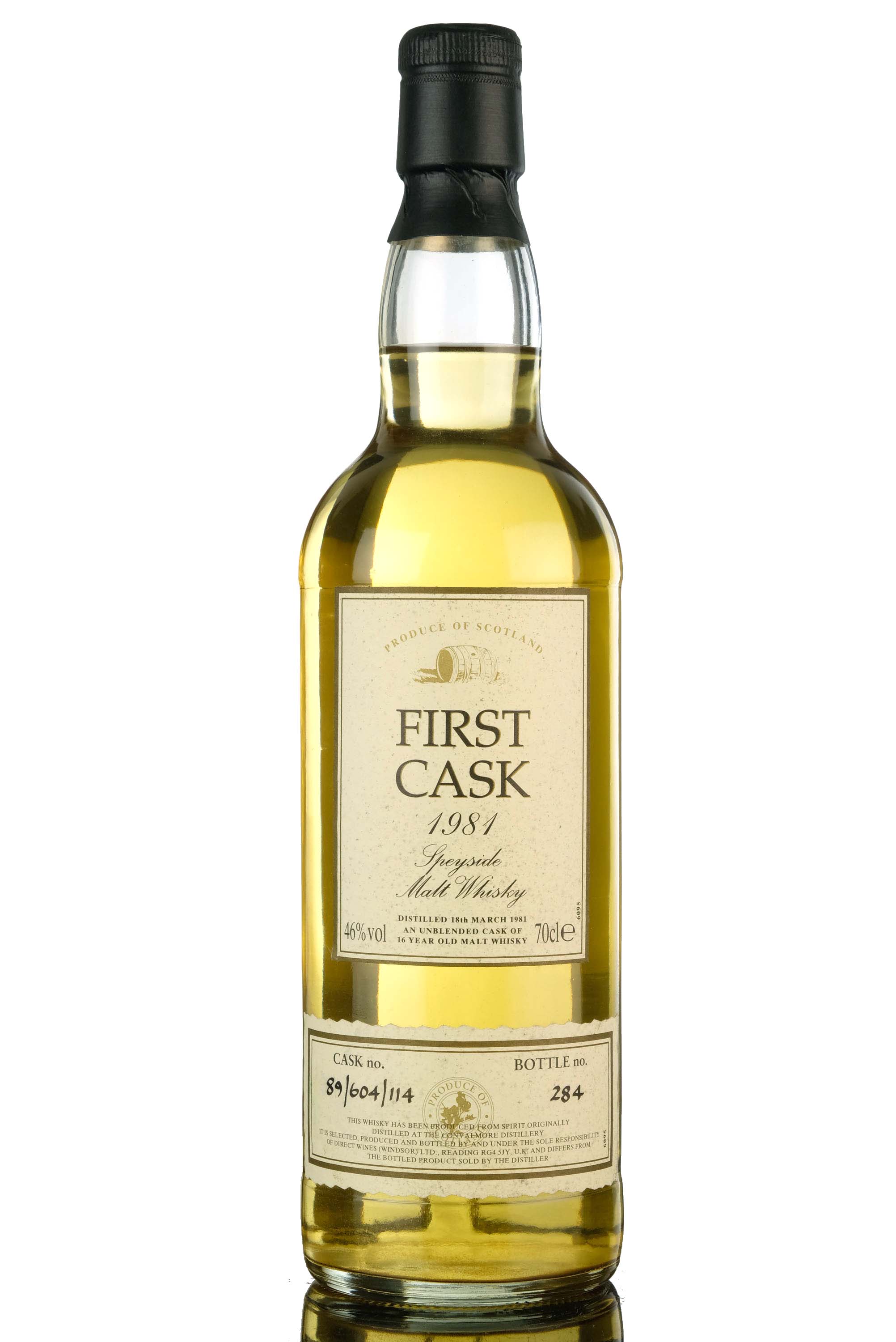 Convalmore 1981  16 Year Old  First Cask 89604114