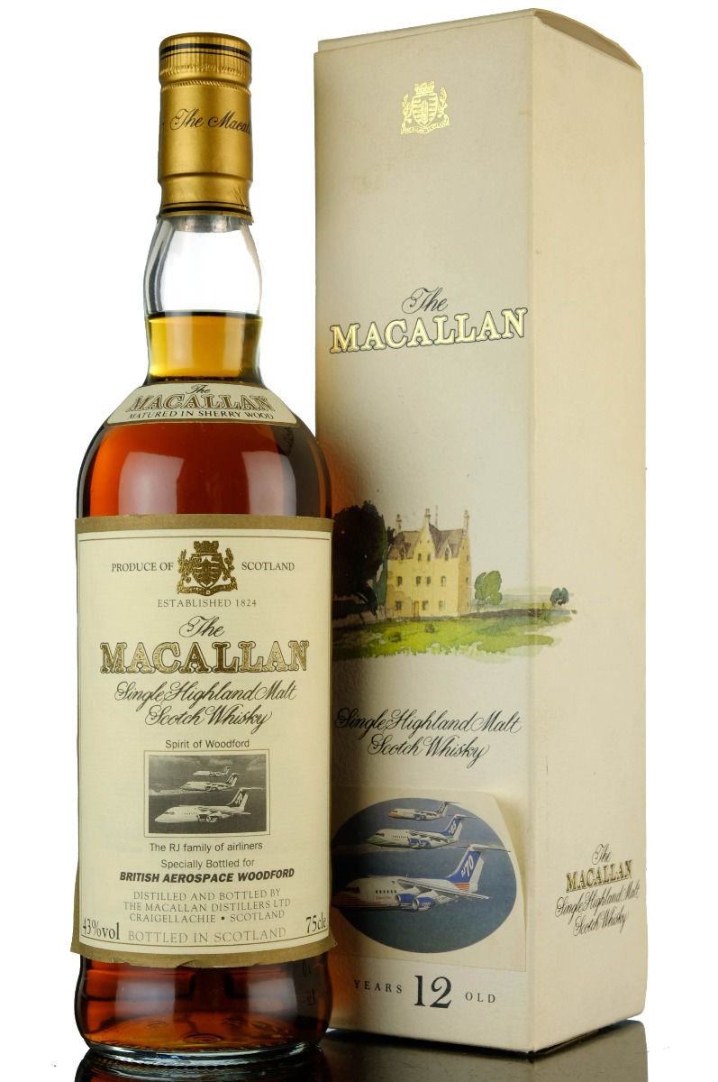 Macallan 12 Year Old - British Aerospace Spirit Of Woodford