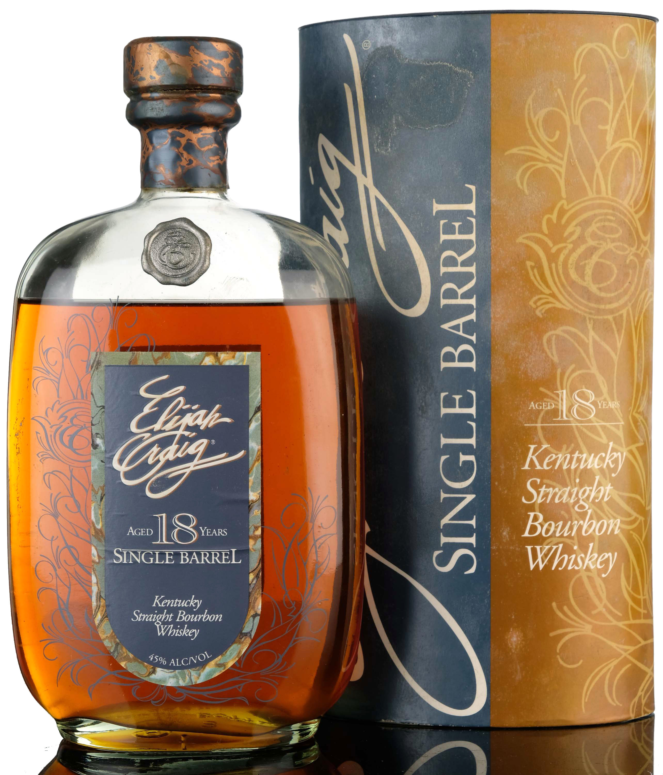 Elijah Craig 1980  18 Year Old  Single Barrel Bourbon 1533